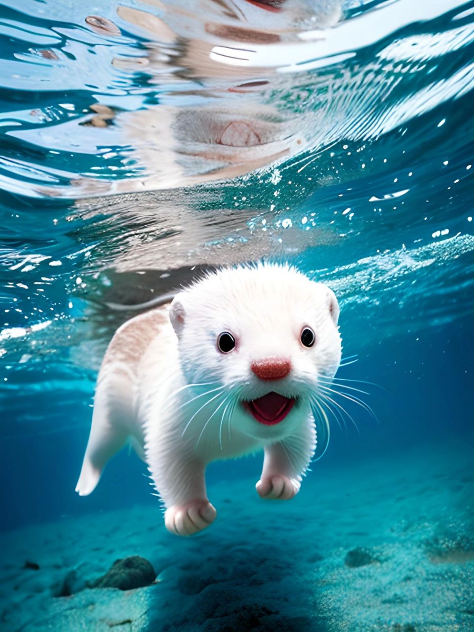 水獭宝宝的萌度, 已经超越了所有可爱生物!