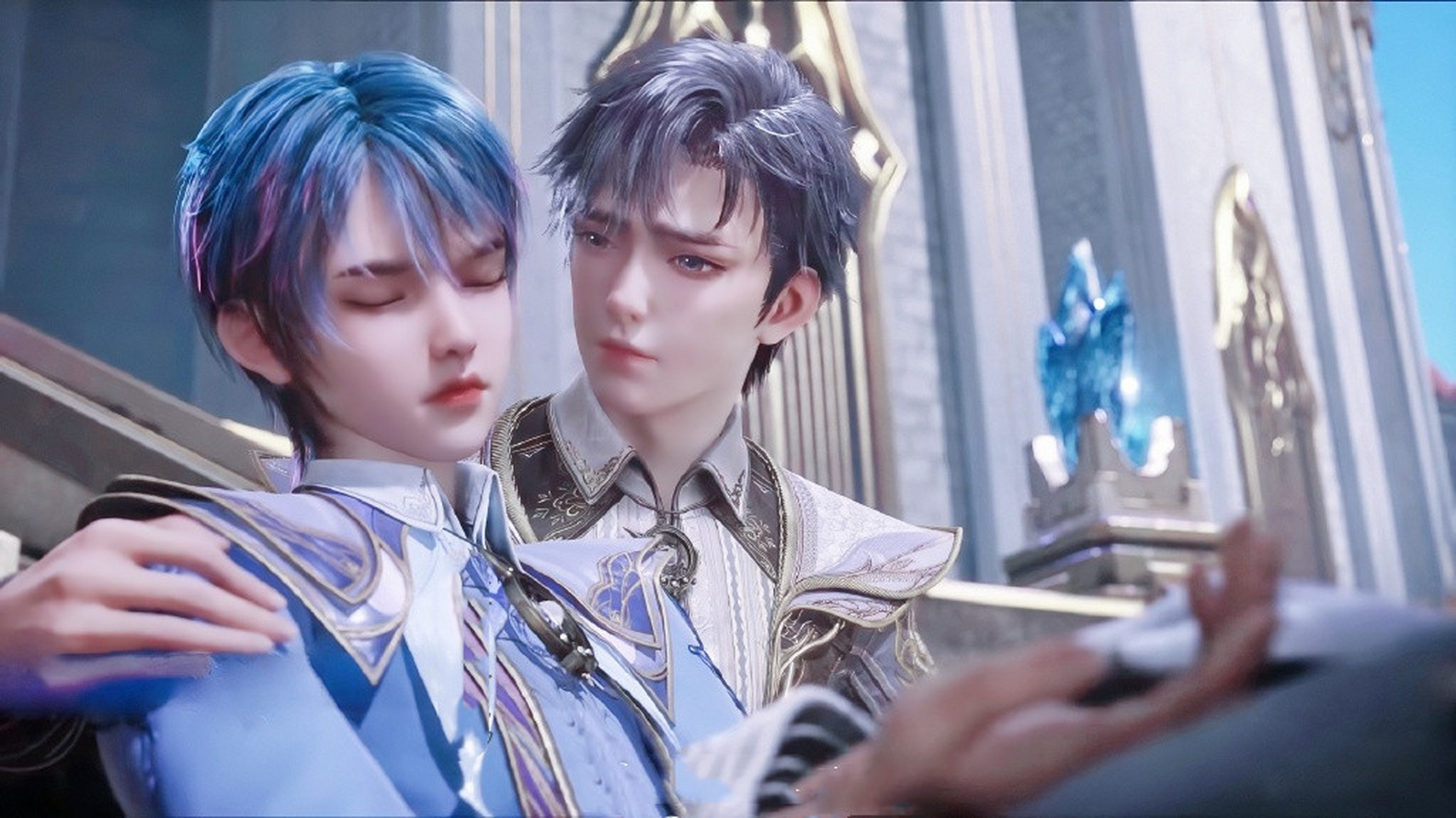 霍雨浩抱王冬,有没有磕到?