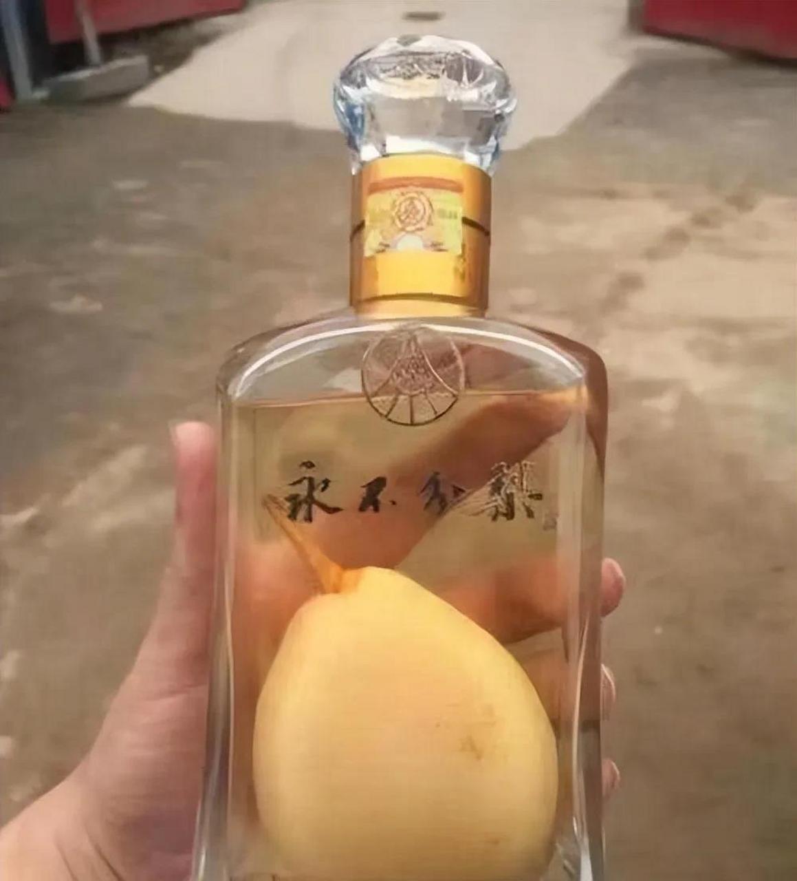 五粮液的"永不分梨"酒,那么大的梨是怎么塞进瓶里的?