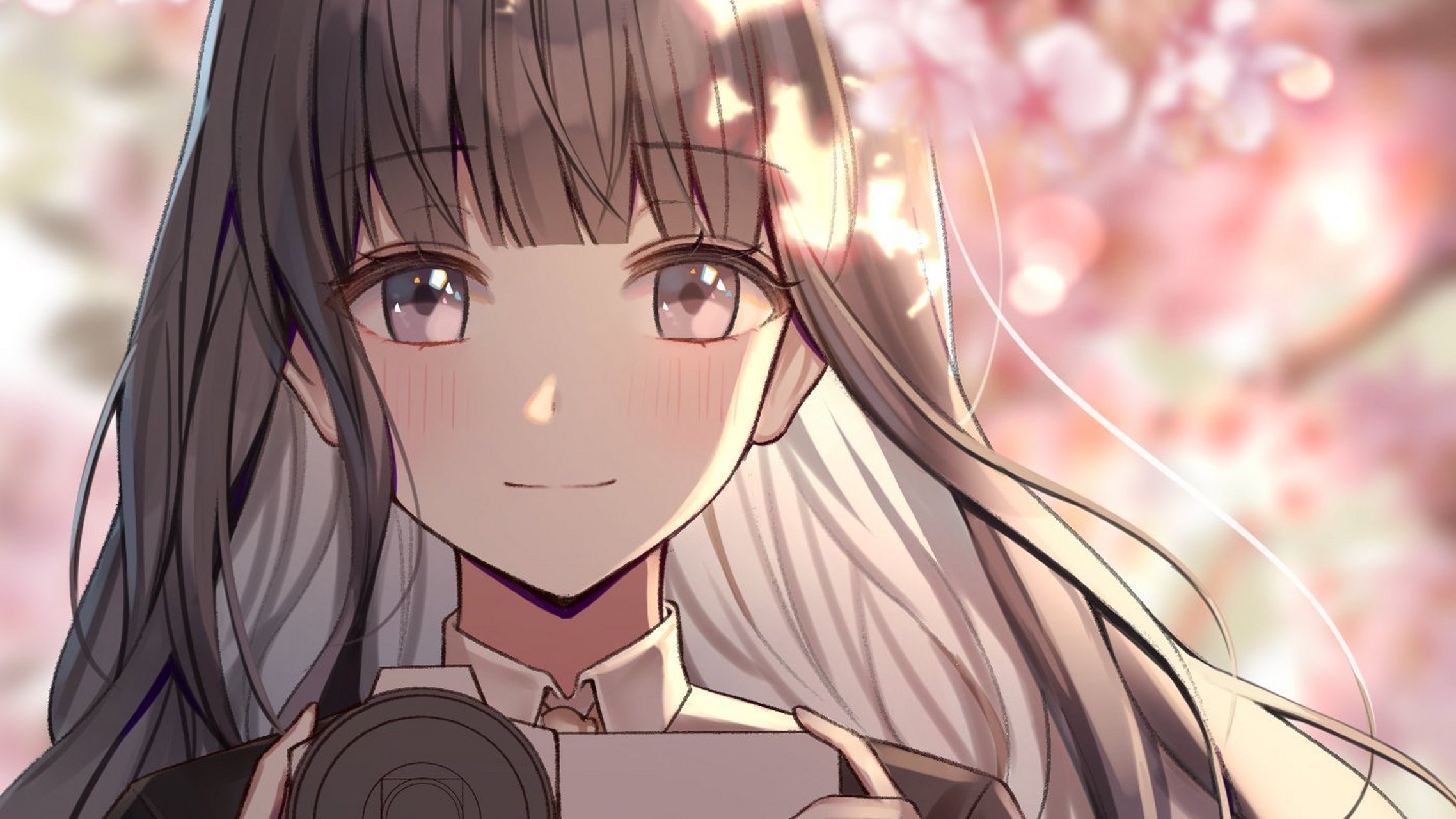 用多了风景系列的壁纸,偶尔换成这种动漫人物倒也是不错的尝试~~(画师