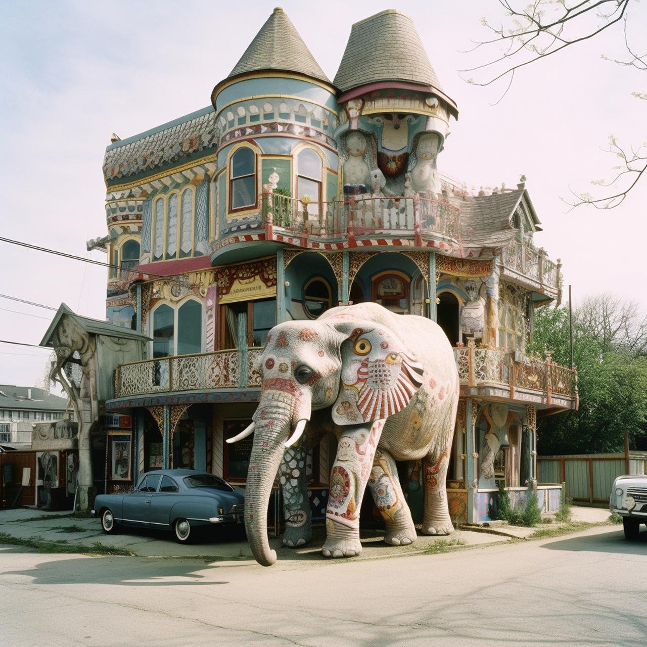 大象造型的建筑,很壮观#和大自然的亲密接触