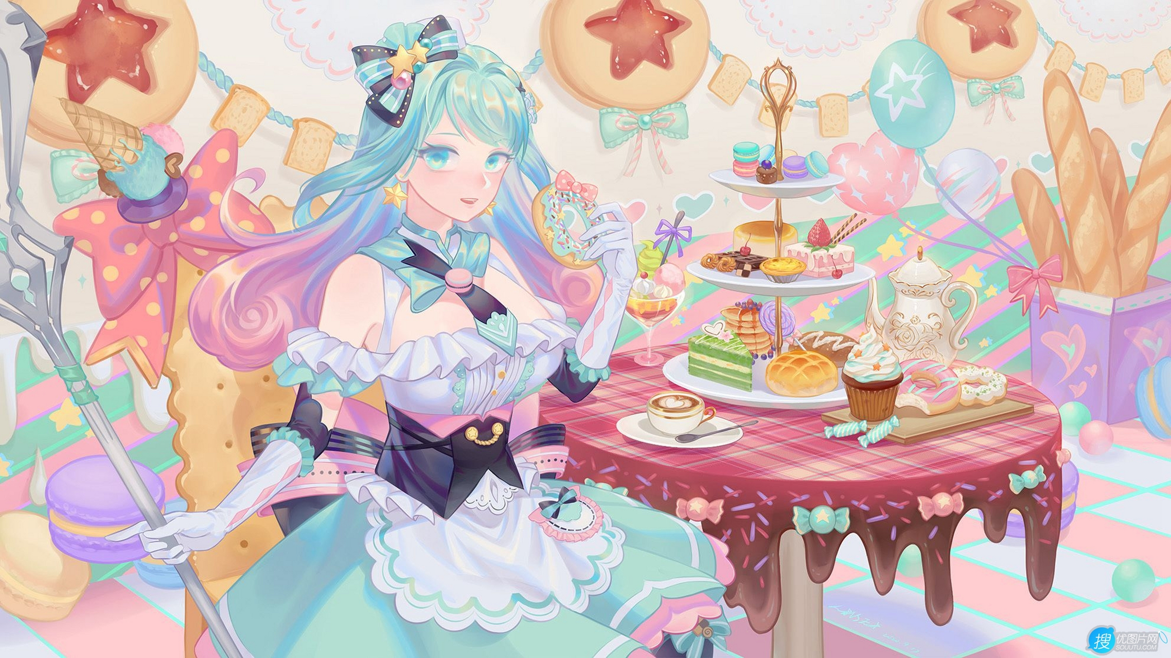 请你吃蛋糕#动漫# #动漫壁纸