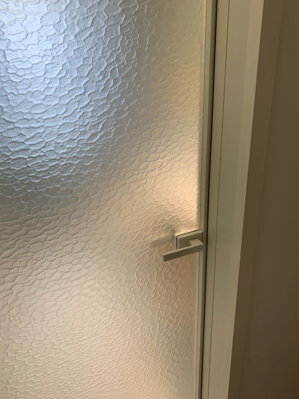 为主卧的水波纹玻璃门疯狂打call,撕下保护膜的那一刻真的满足我全部