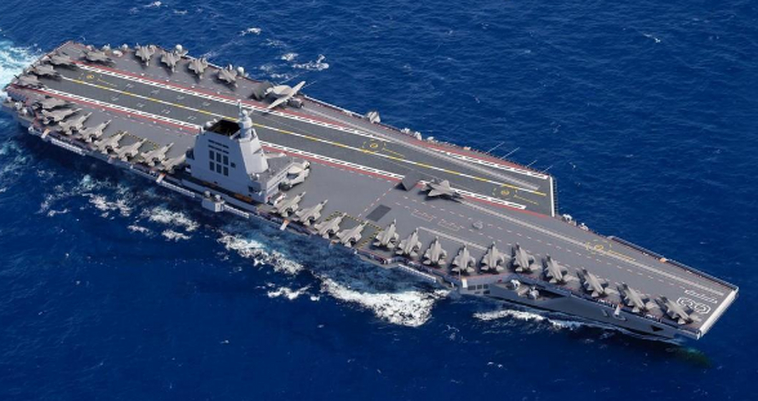 江南厂疑似公布20号航母,细节亮点值得期待 中国海军目前拥有着三艘