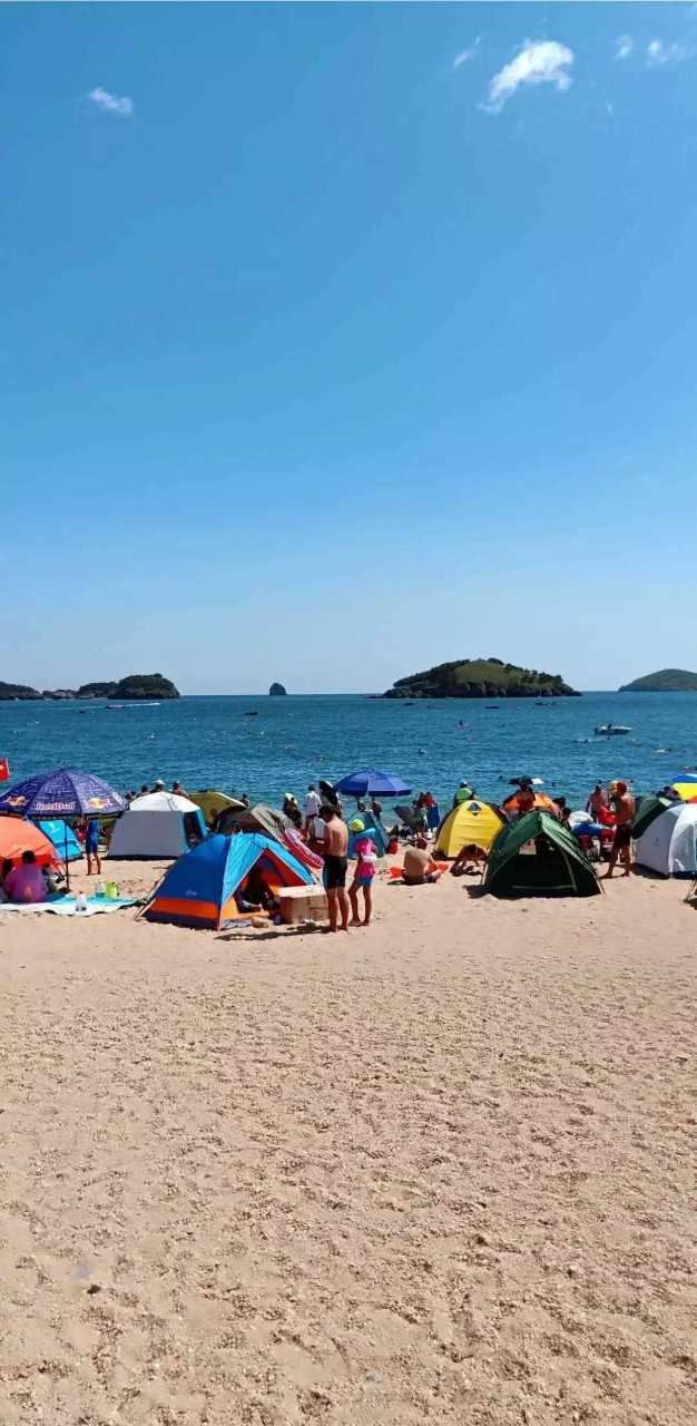 大连付家庄海水浴场图片