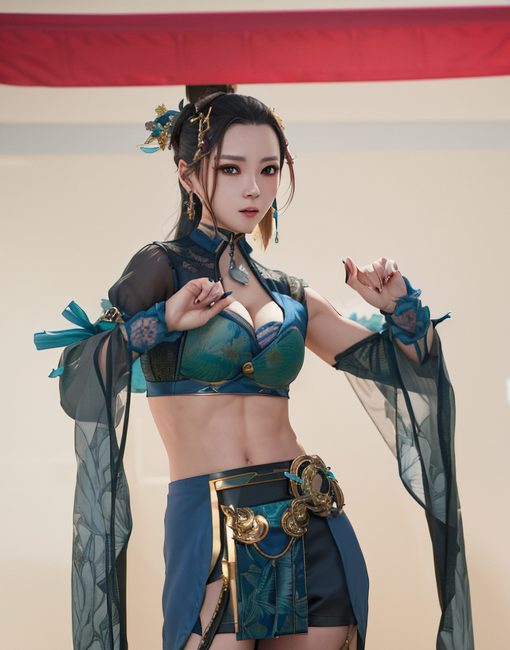 ai重绘《大话西游2》墨衣行  墨衣行是网易旗下《大话西游》系列游戏