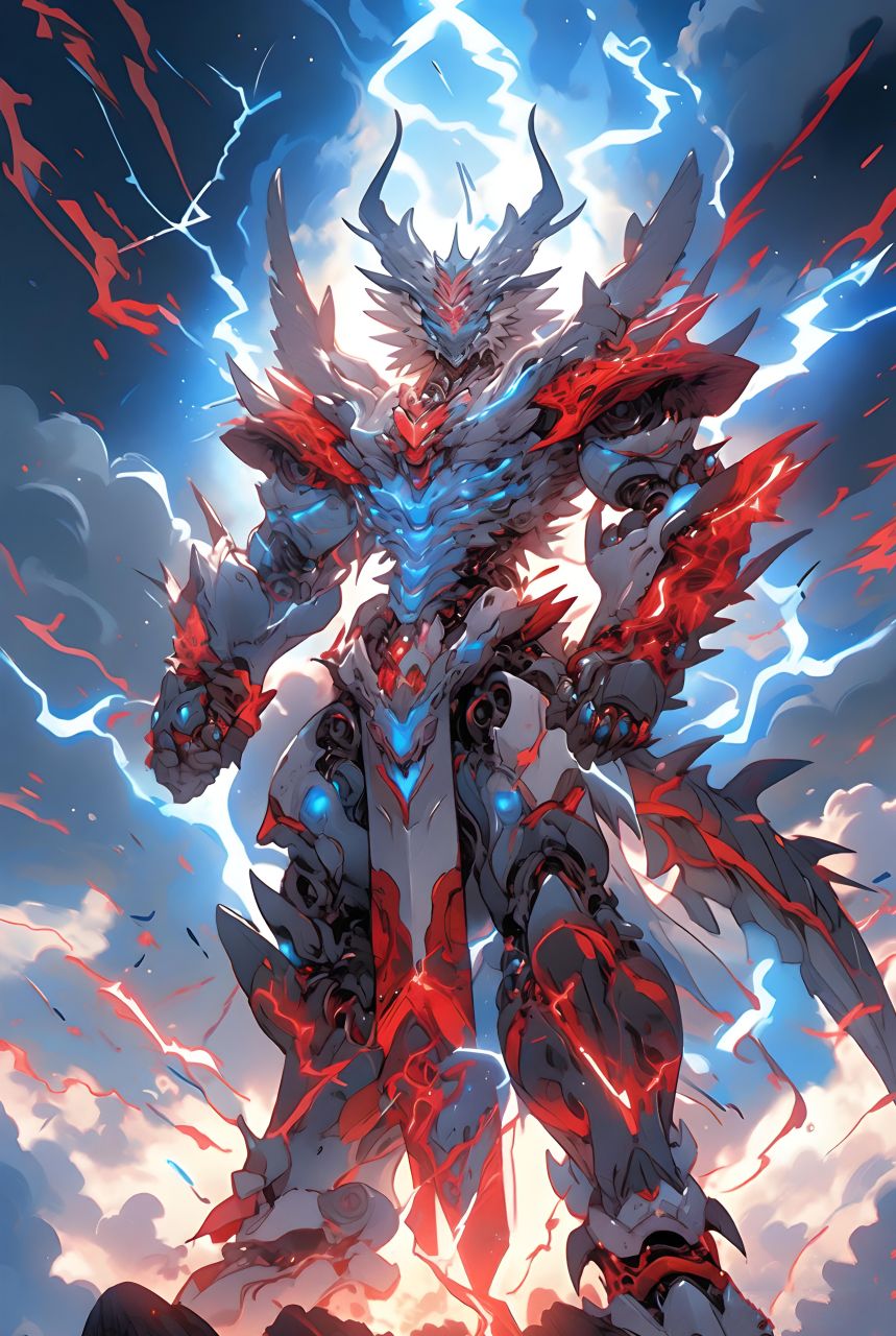 a绘43龙骑士,#龙##图片##动漫头像和壁纸##二次元##骑士##科幻机甲