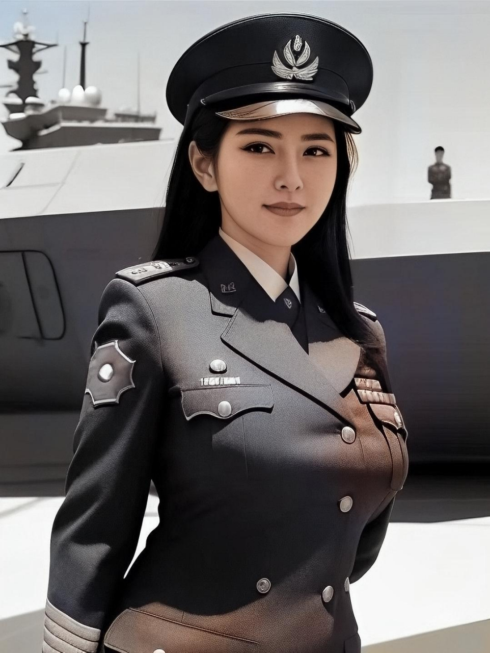 "韩国最美警官"金美素有多美?