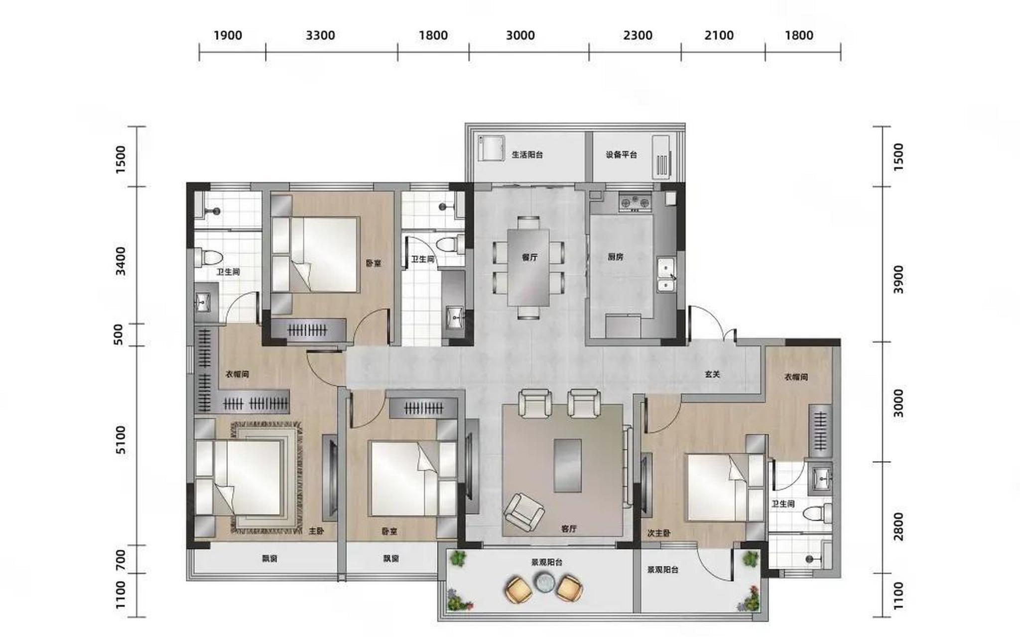 可能这是你见到过最好的165平米户型,绝对没有之一,难道不对吗?