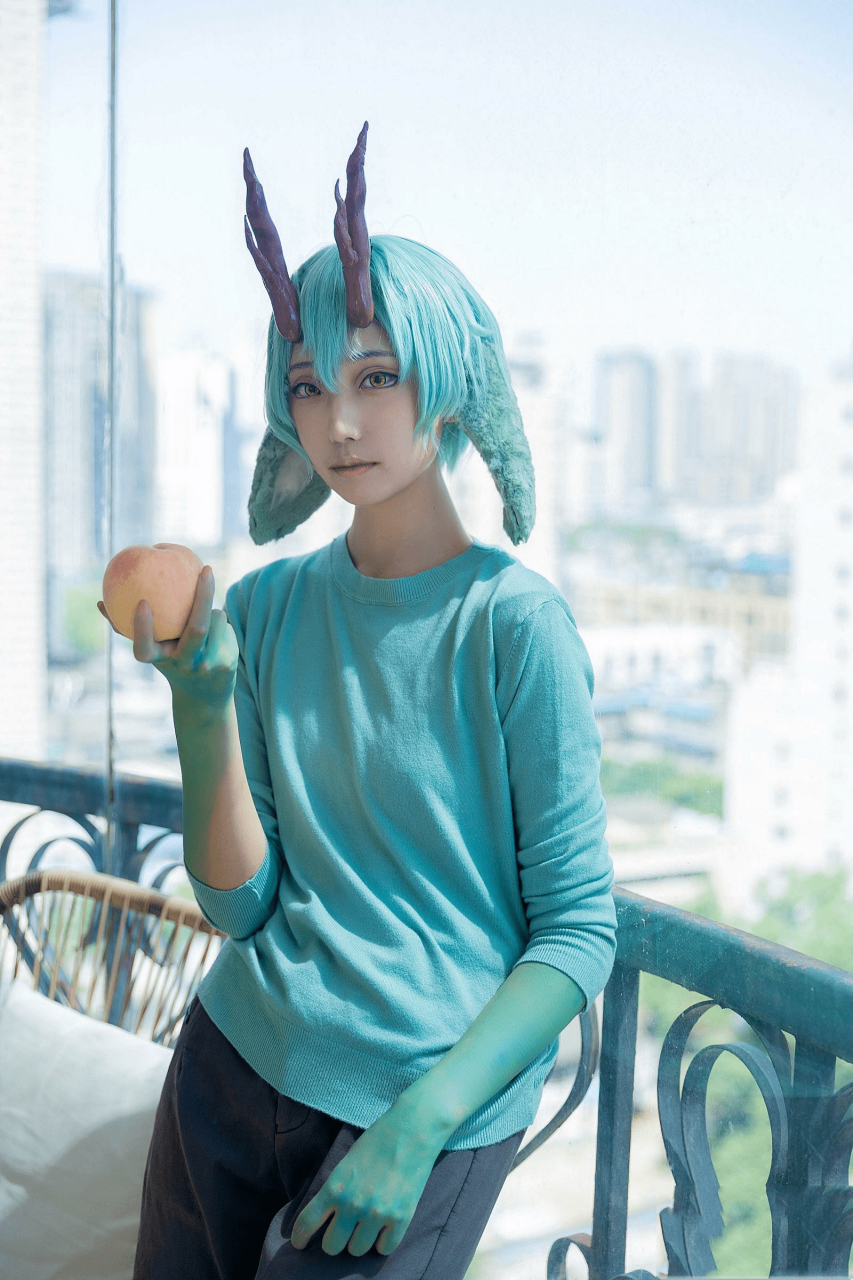 cosplay:《非人哉》青龙