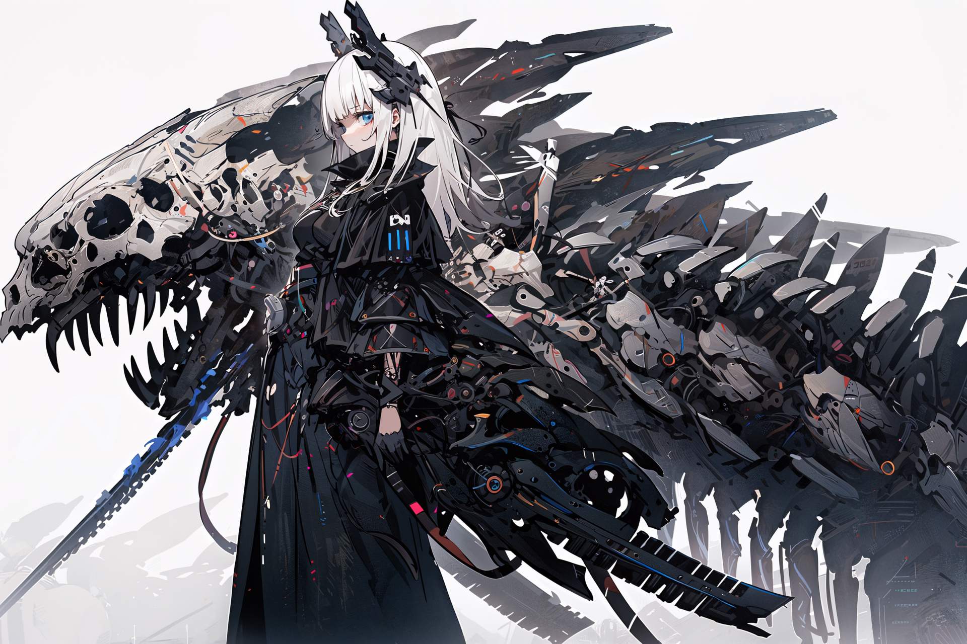 二次元美图赏析 机械娘[打call][打call][打call]