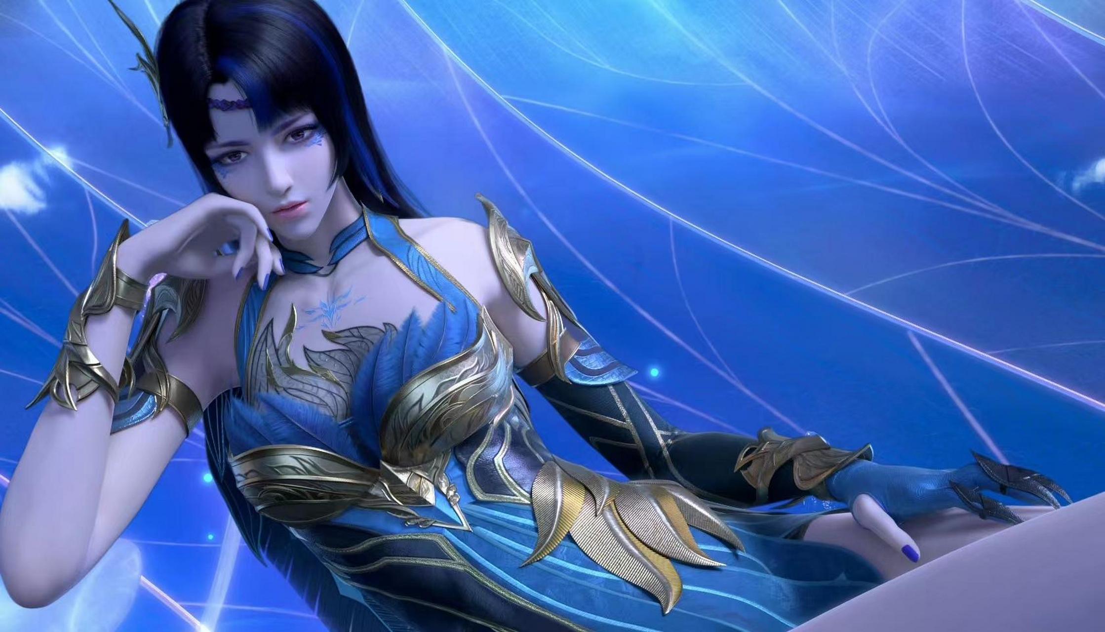 大主宰曝光,牧尘洛璃九幽雀形象公布  从官方微博来看,大主宰动漫的