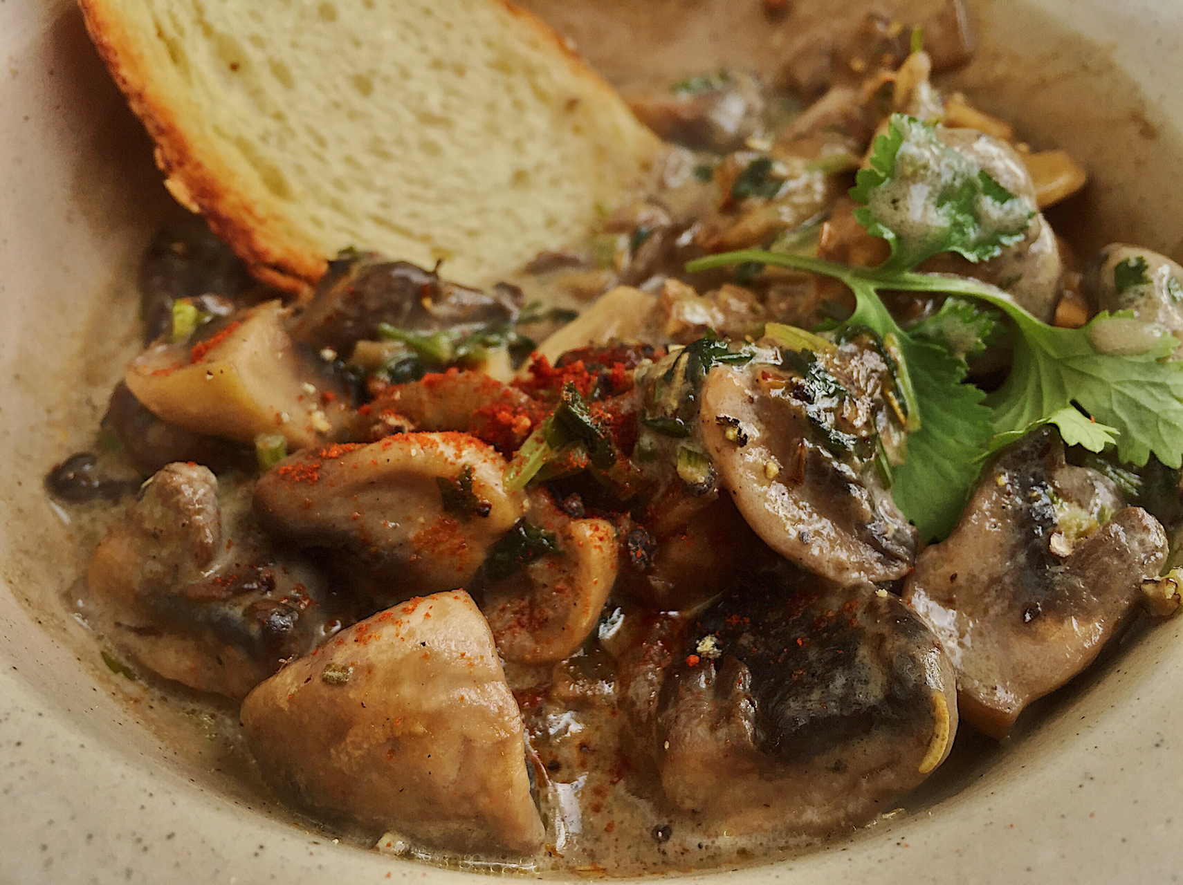 周一[樱花][樱花]|经典 brunch【creamy mushroom】 [樱花][樱花]食材