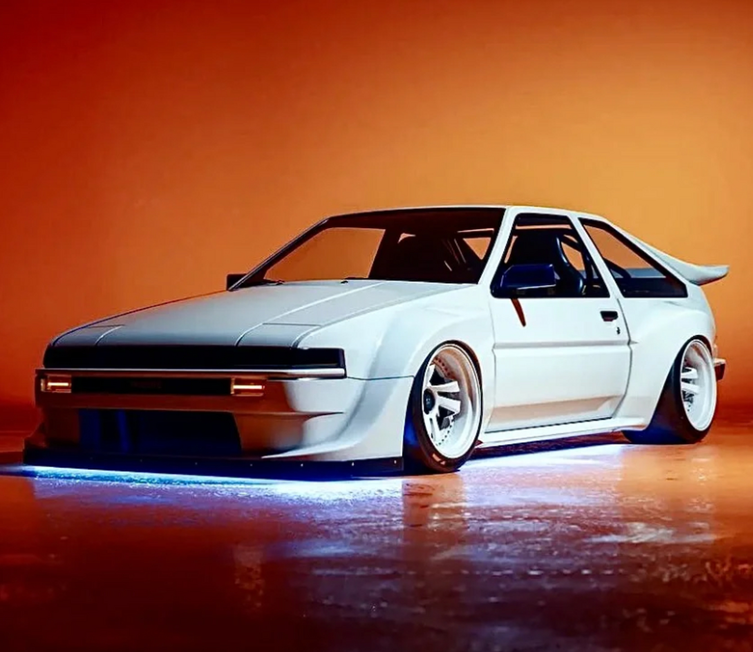 7815日系车ae86 trueno宽体概念来袭!