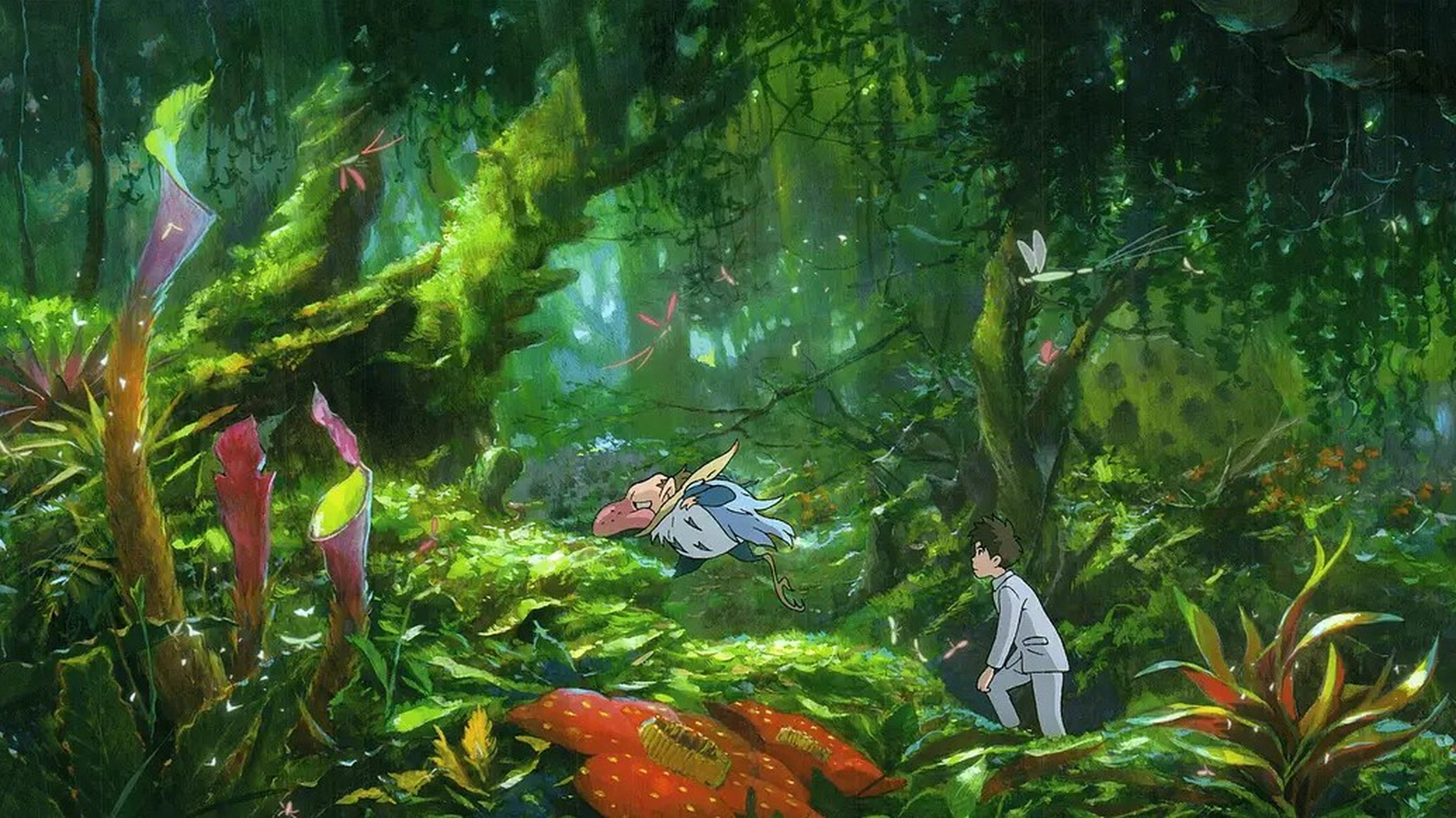 宫崎骏新作《你想活出怎样的人生》发布剧照,依旧是熟悉的风格,熟悉的