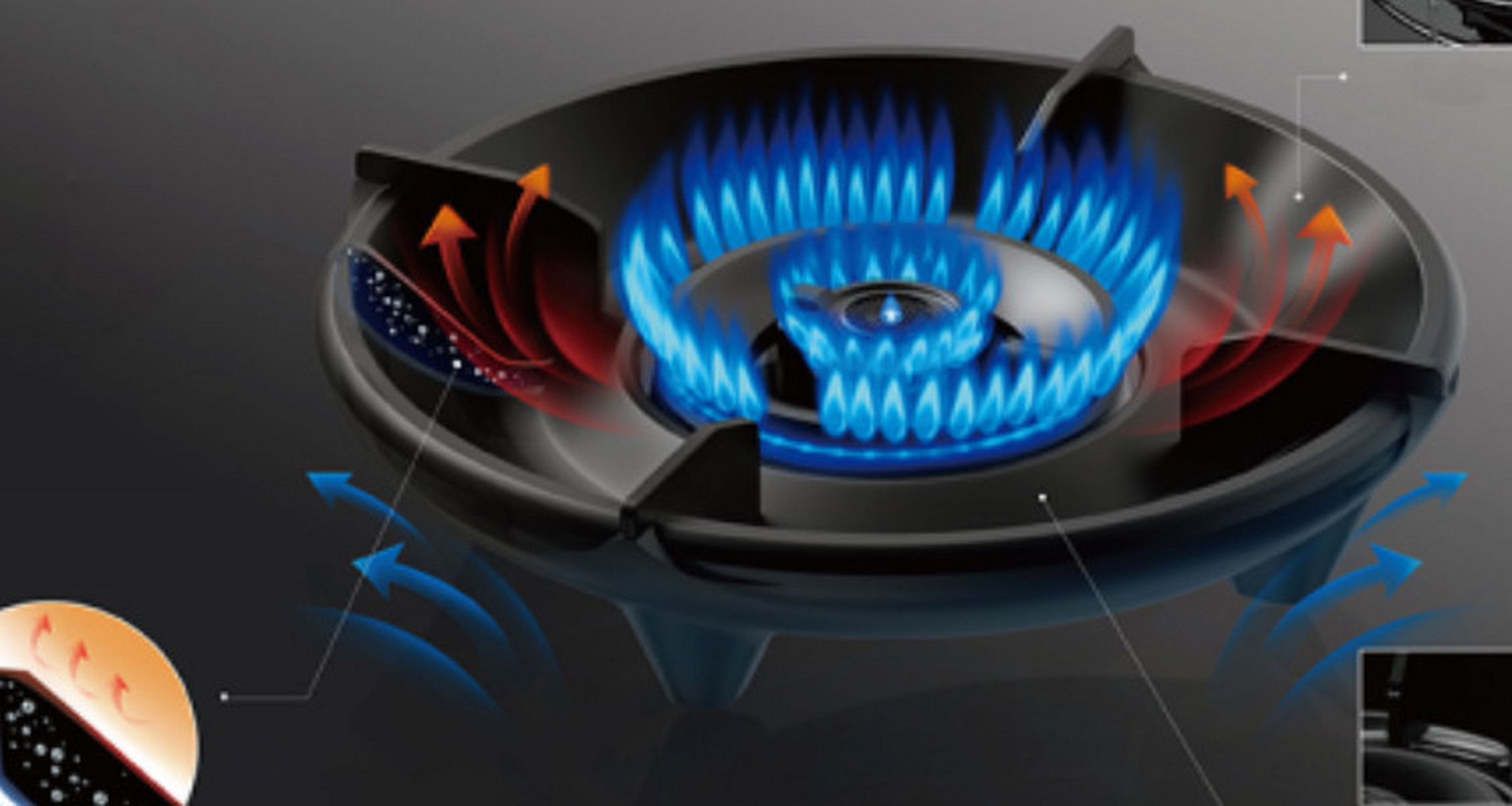 天然气灶和液化气灶的主要区别有以下三个方面:  1.