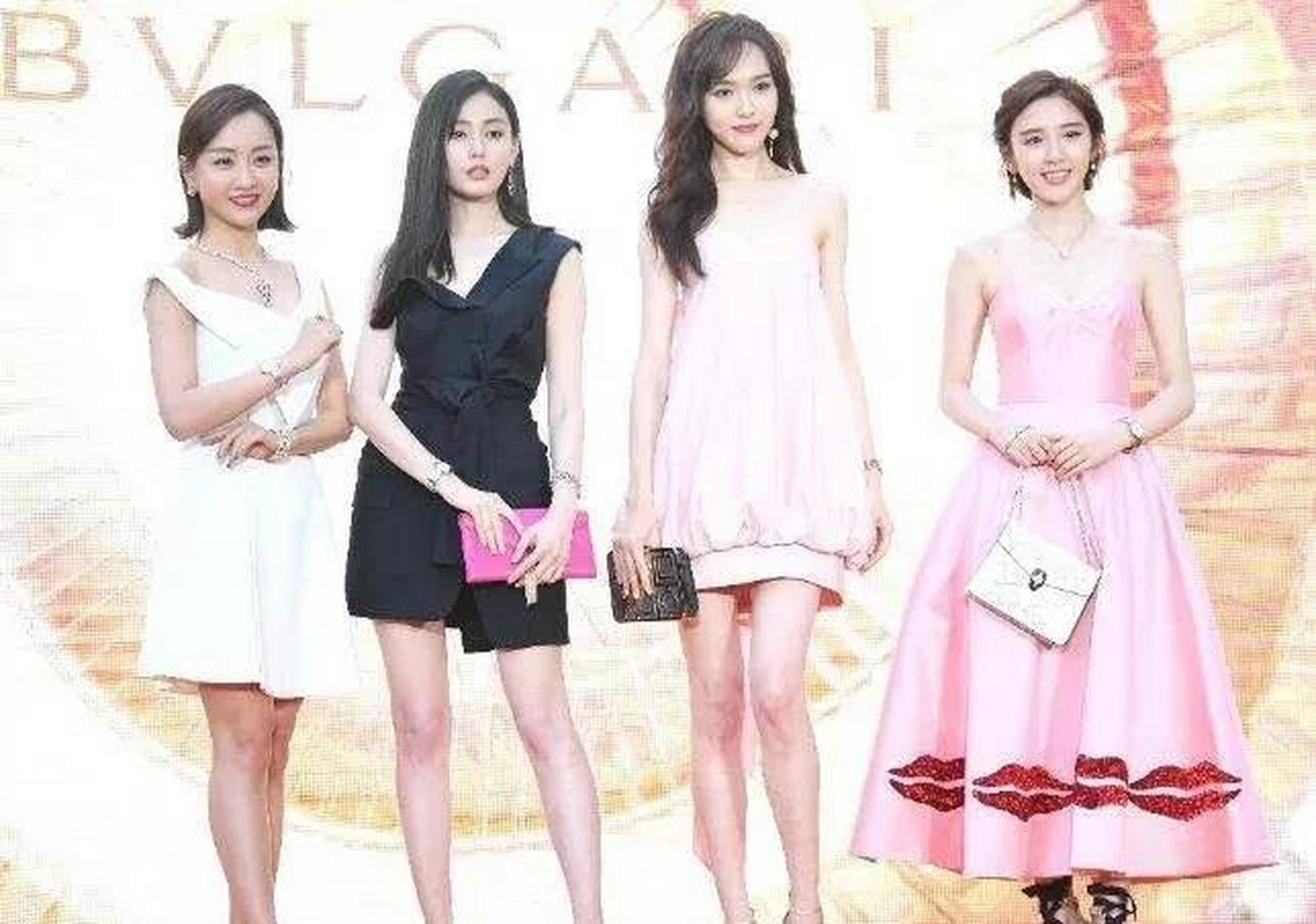 gif创作人# 身高1米72唐嫣和1米65张天爱同台!