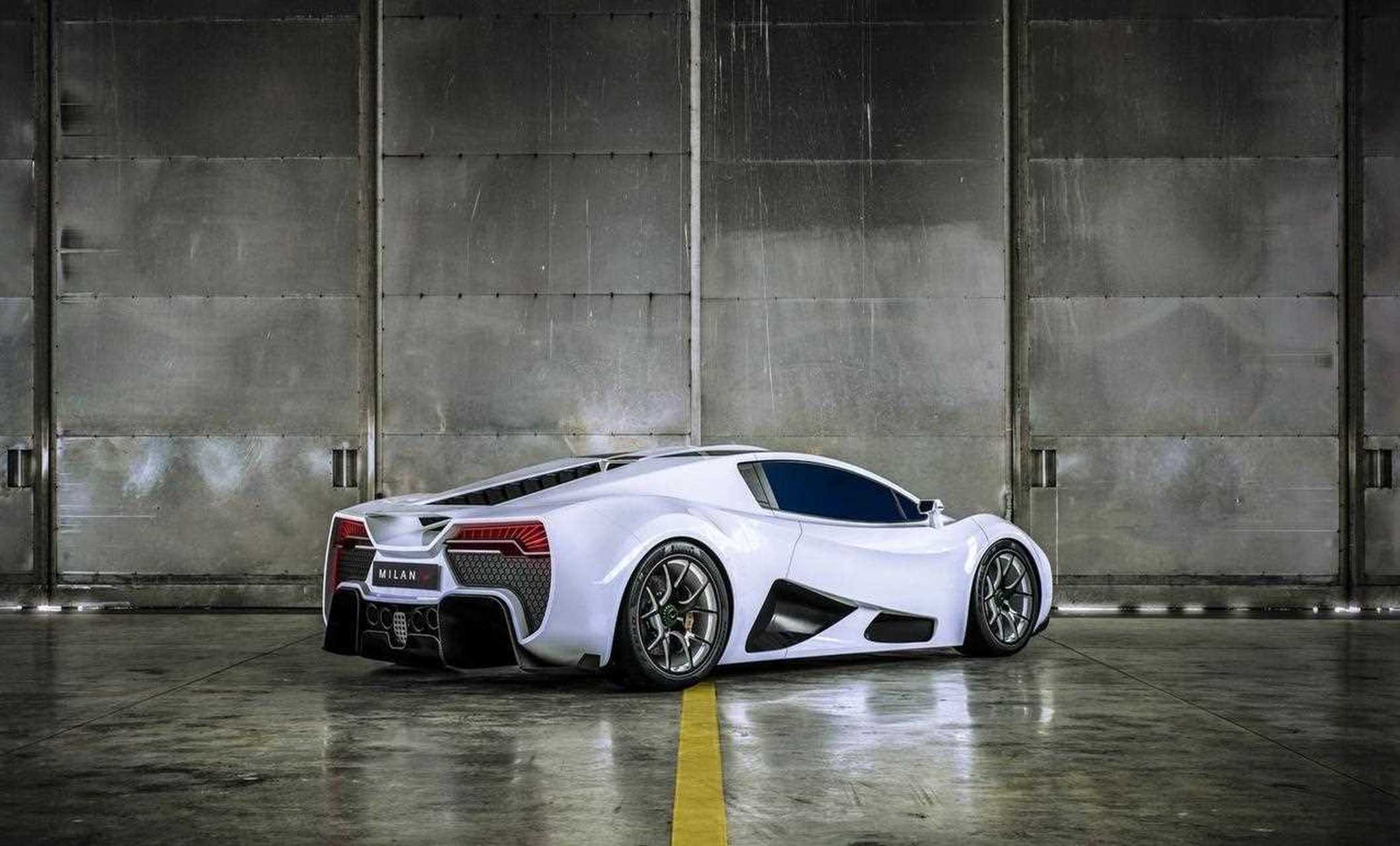 milan red,这款车是奥地利超跑制造商milan(米兰)旗下新发布的超跑,它