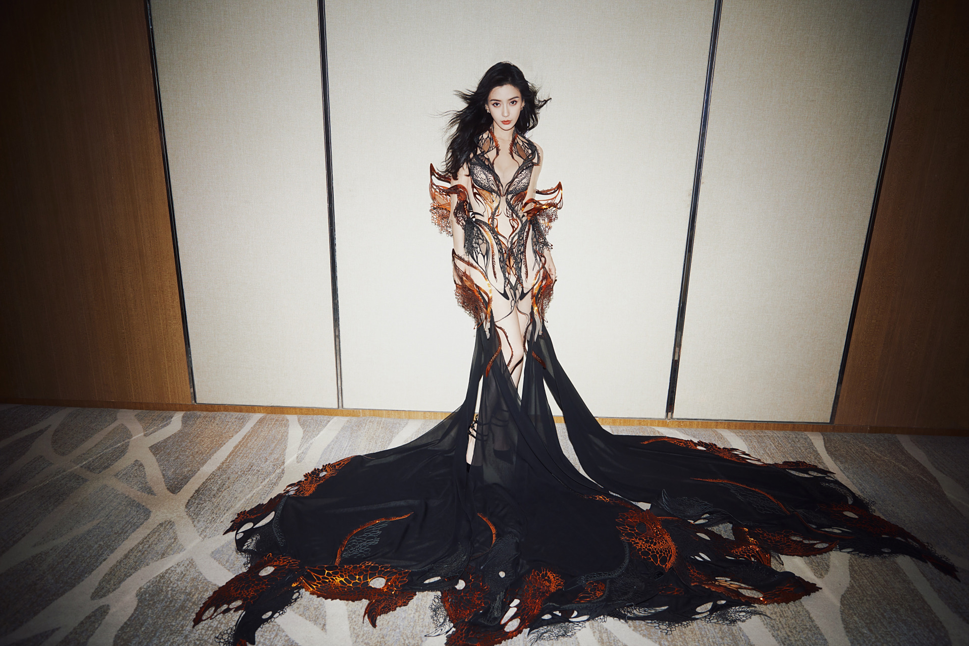 杨颖烈焰蝴蝶造型# #杨颖# #杨颖烈焰女战神