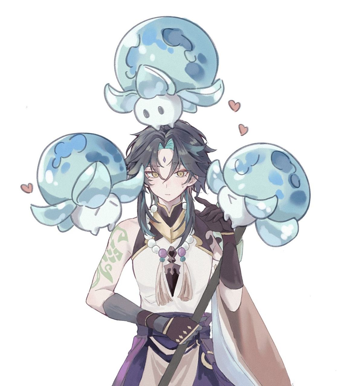 风魈魈兮一水潭,魈宝可爱永流传[色] #原神