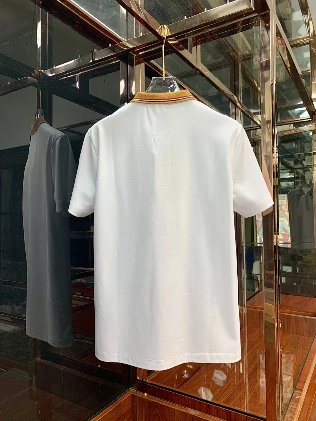 葆蝶家polo衫,简单大方 干净利落剪裁 高端商务休闲翻领短袖t恤衫