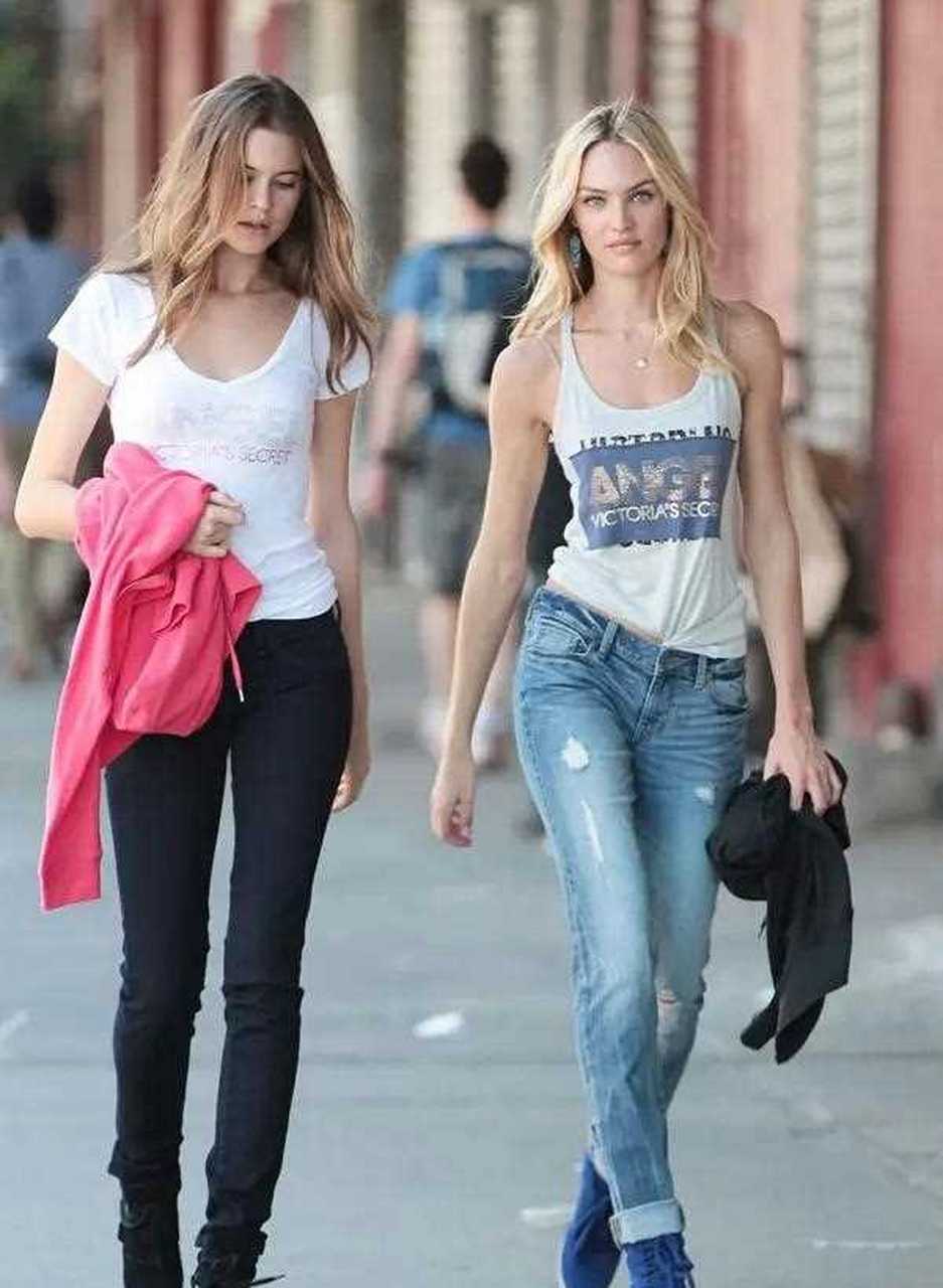 维密天使糖糖这组街拍太美了,宛如时尚大片既视感!