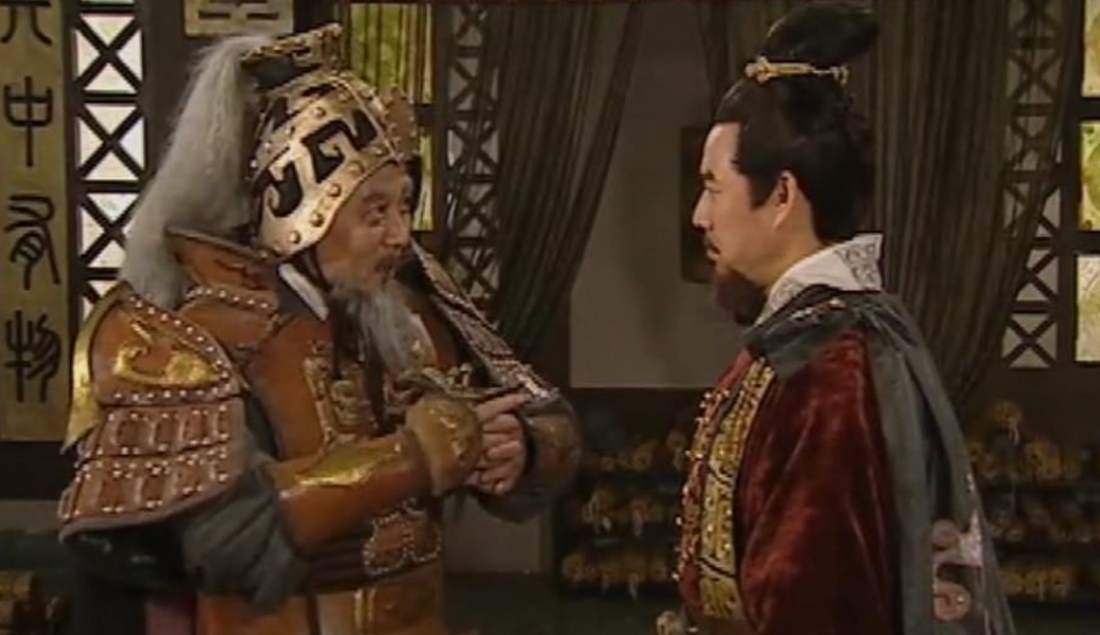 公元前226年,秦王嬴政召集群臣,商议灭楚大计,问王翦:"老将军,此次灭