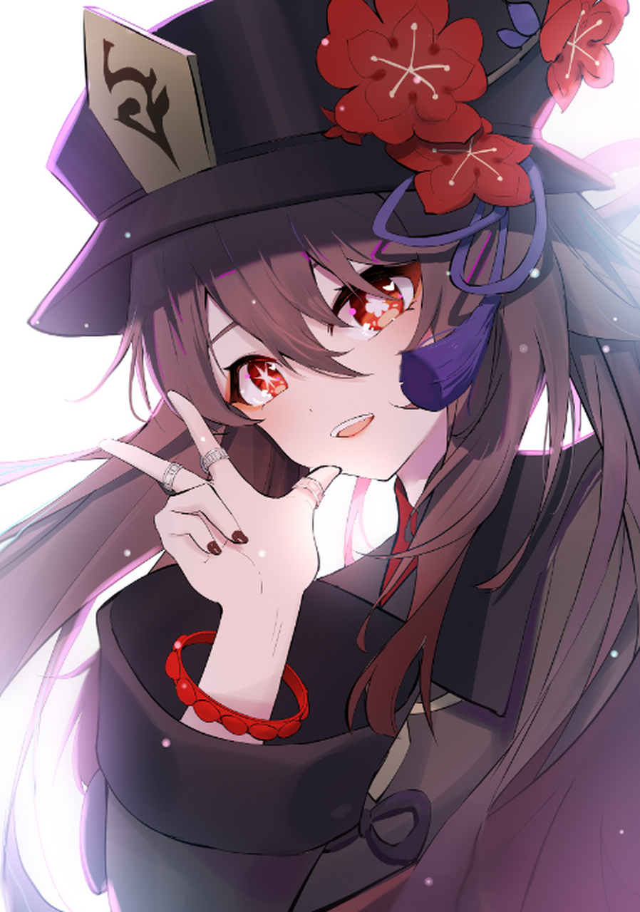 原神胡桃#  胡桃 画师:棲夏