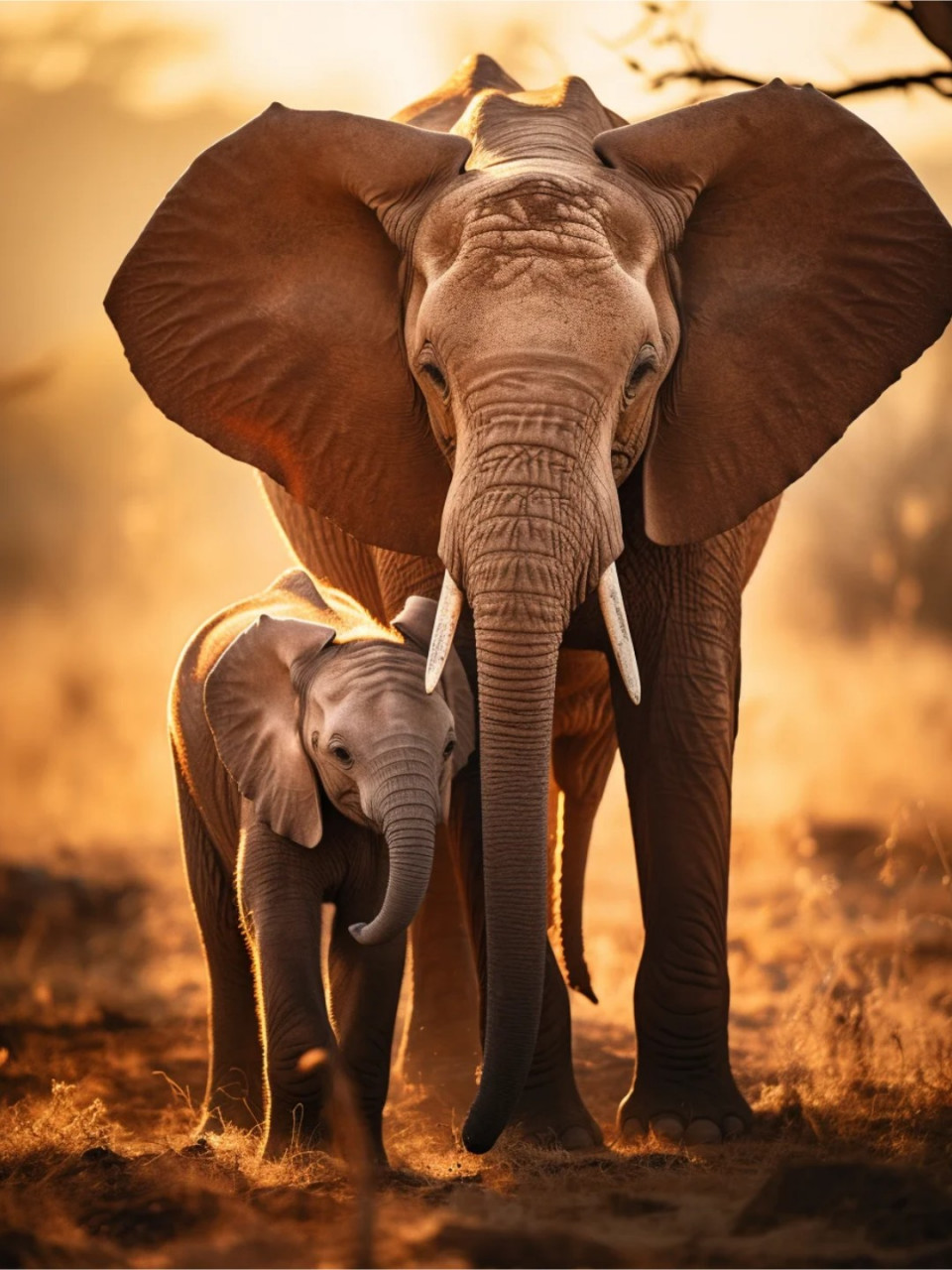日历day13-非洲草原上的巨人:非洲灌木象  🌿外貌特征🌿 非洲灌木