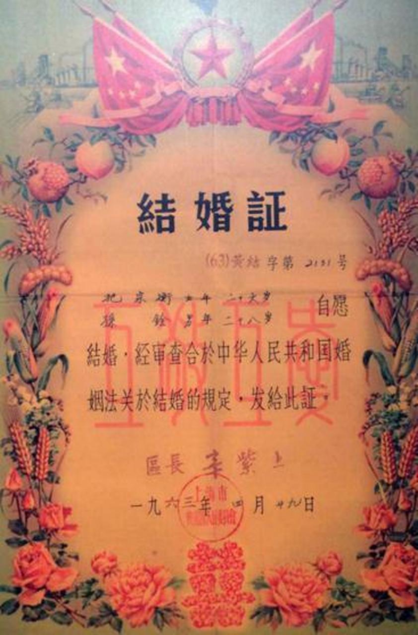 70年代结婚证,满满的年代感
