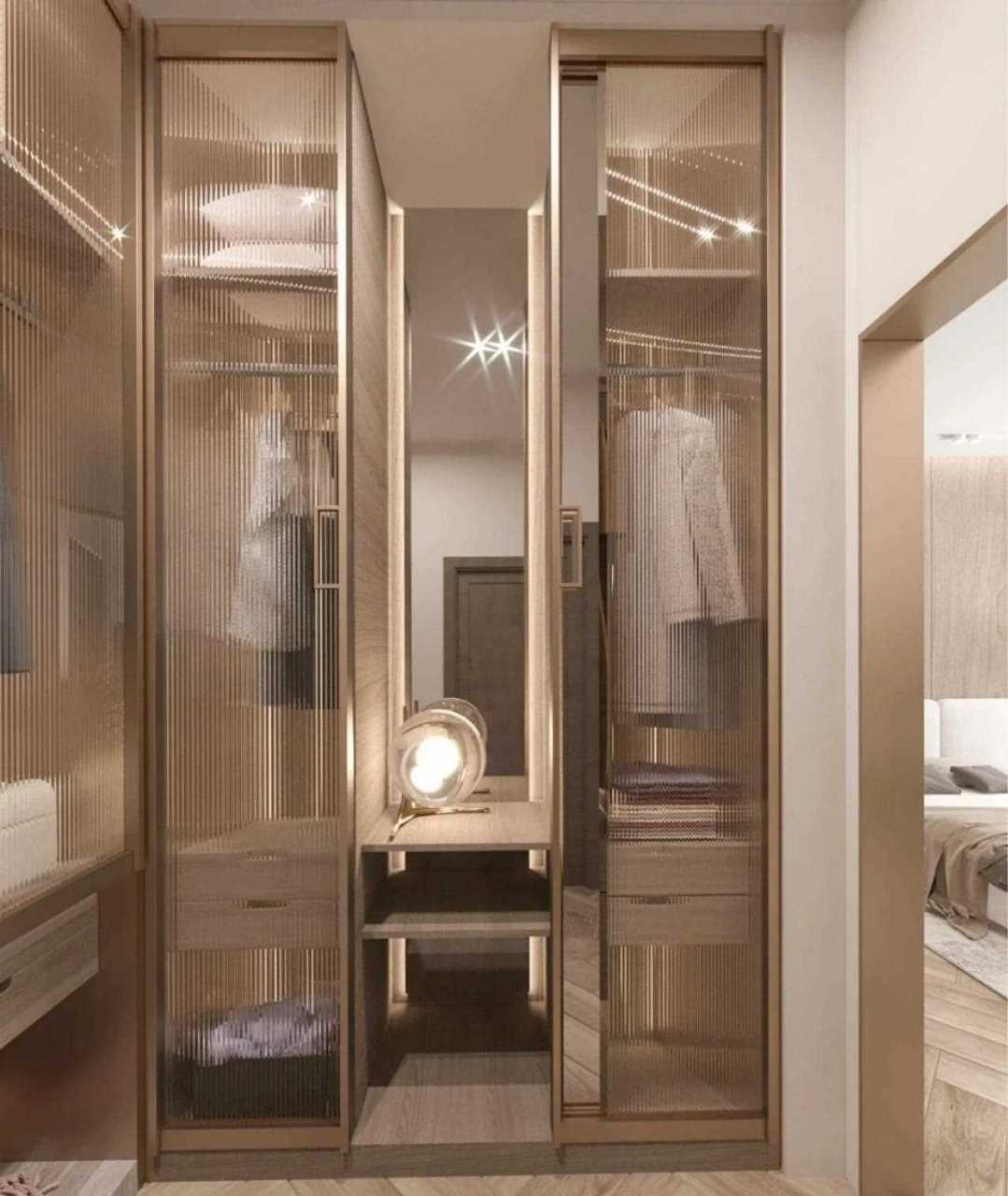 铝合金边框玻璃门衣帽间[鲜花] 每天挑选衣物也成了一种享受[不高兴]