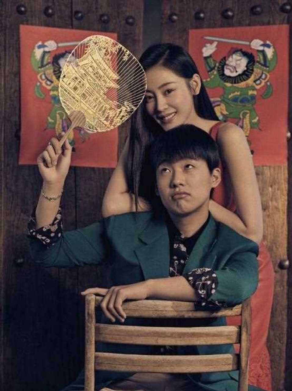 在最新一期的《奔跑吧兄弟》里面,张天爱和郭德纲儿子郭麒麟一起拍摄