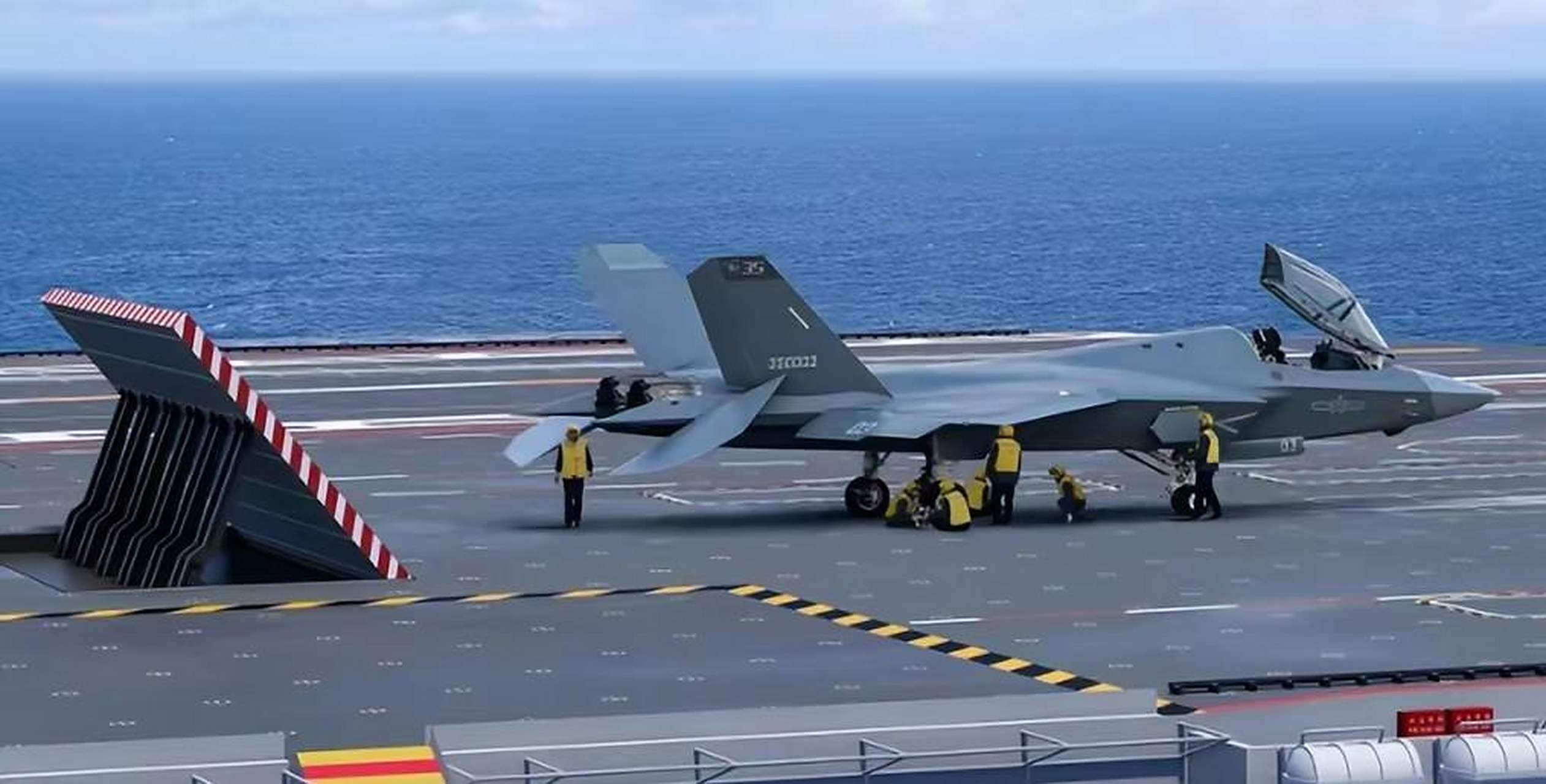 歼35最新消息已经开始挂弹测试了,应该会早于福建号服役!