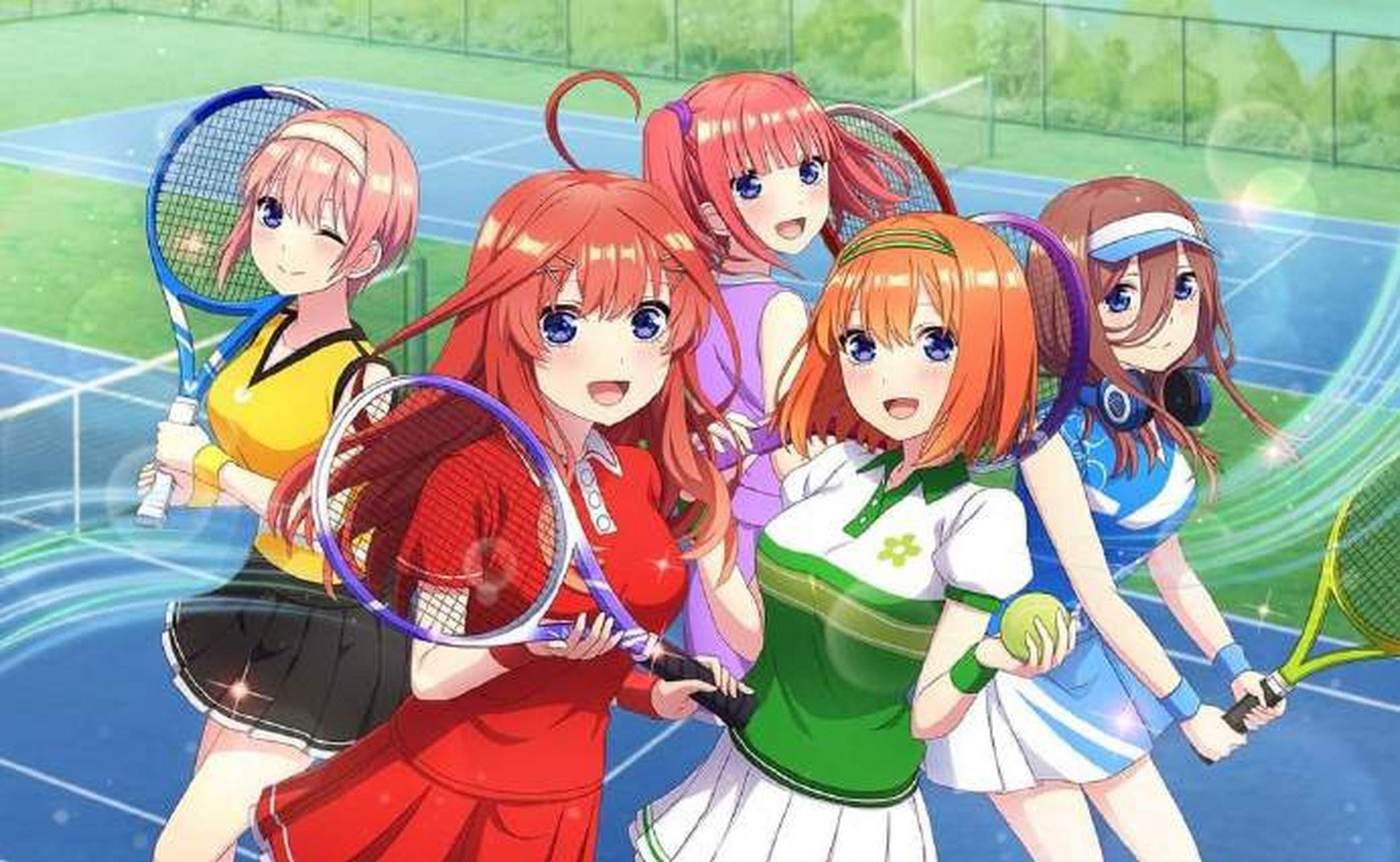 经典动漫#  「五等分的花嫁」网球少女们