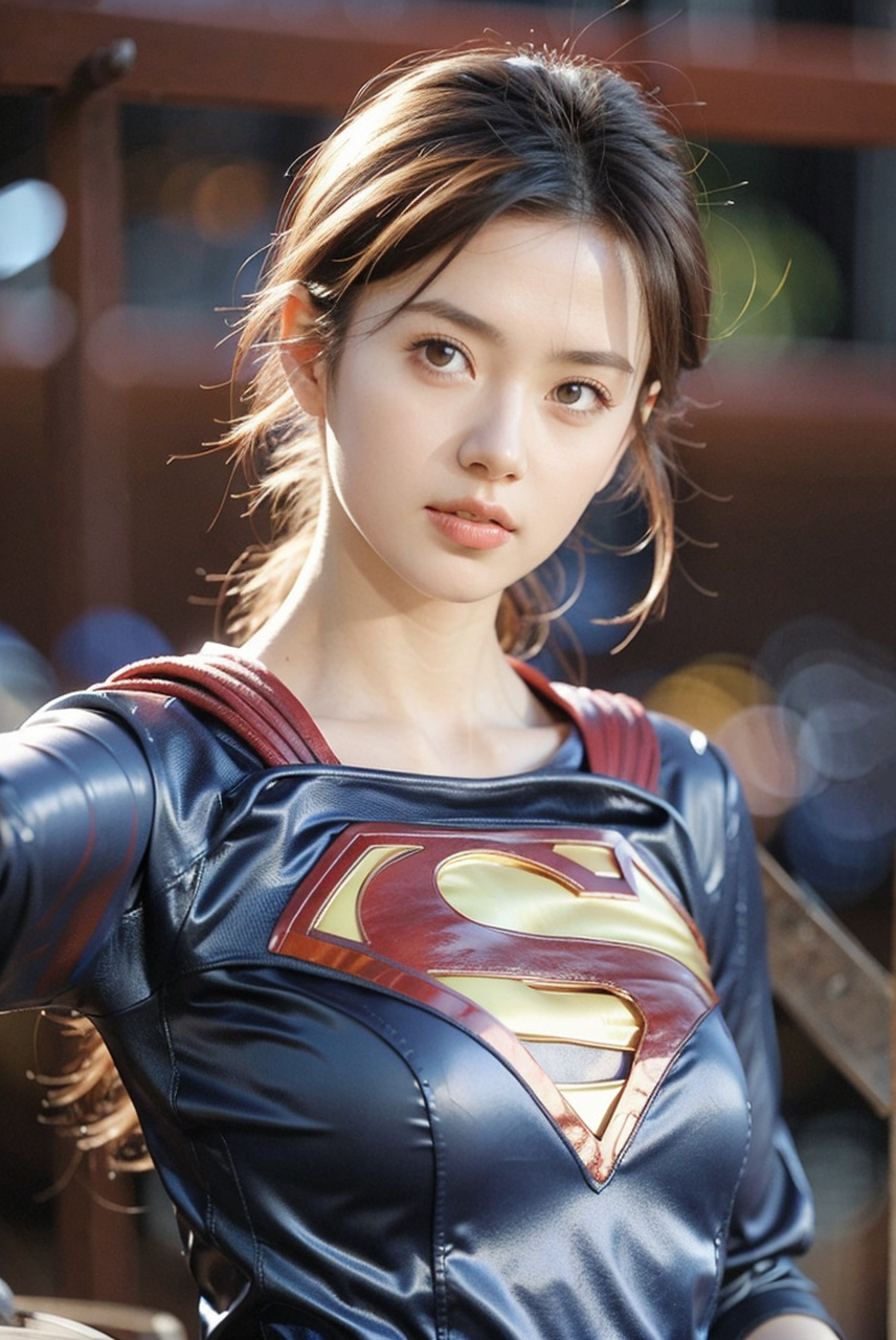 高颜值性感美少女cosplay女超人,视觉享受#美女# #养眼美女# #机车