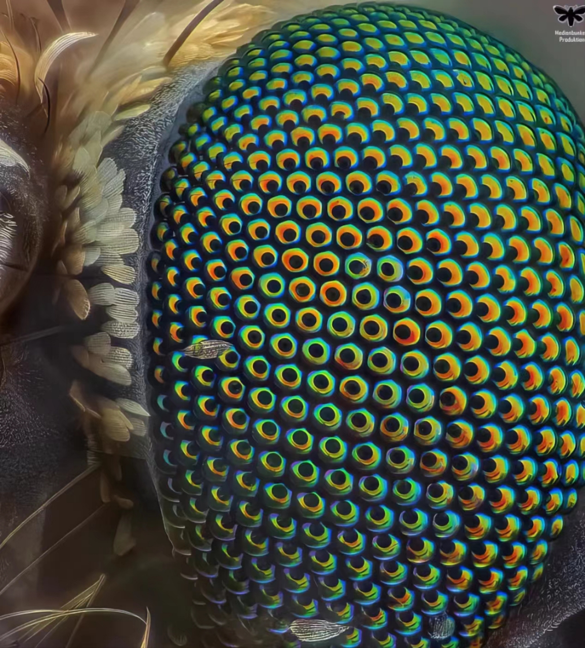 蚊子的眼睛是什么样子?