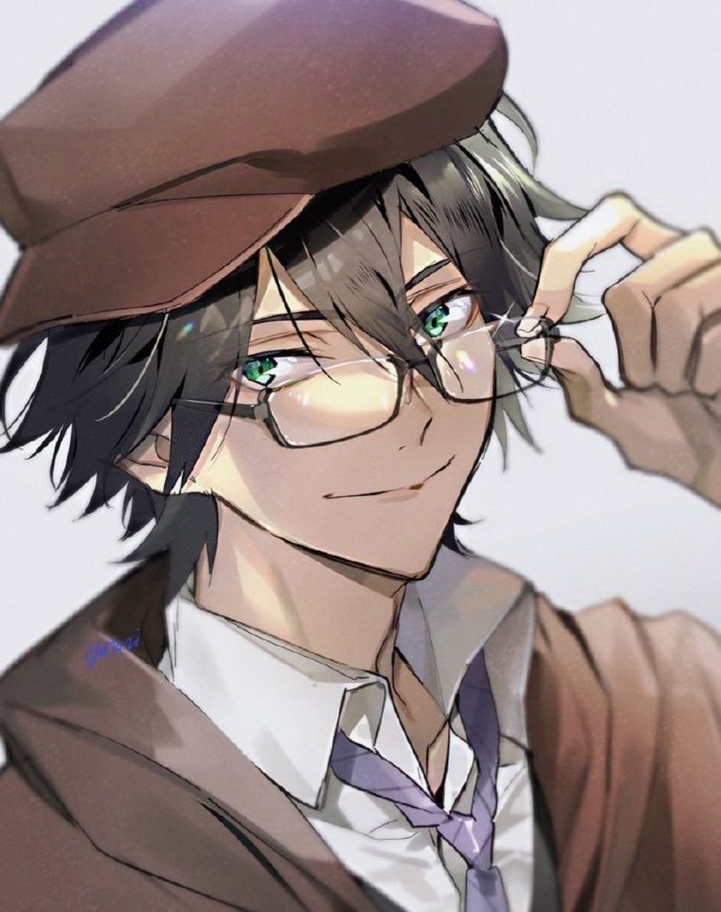 文豪野犬# 你更喜欢戴眼镜的江户川乱步, 还是摘掉眼镜的乱步呢?