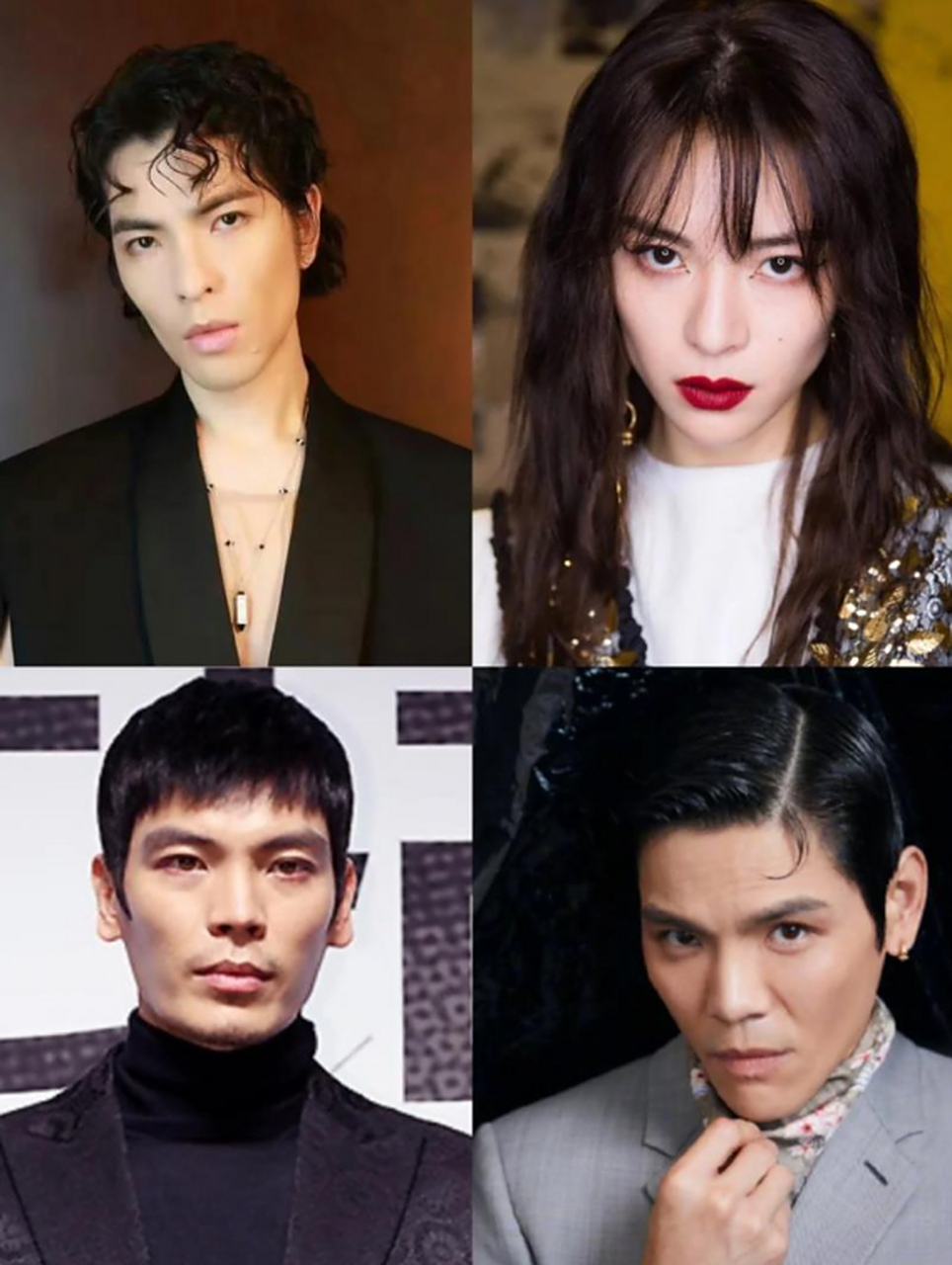 这四位真是让人傻傻分不清楚.萧敬腾/钟楚曦/金盛吴/向佐.