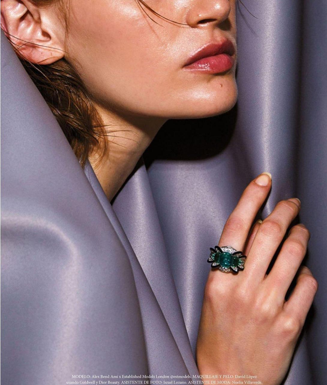 美国超模阿莱克斯·艾米,南美皇家珠宝宣传摄影