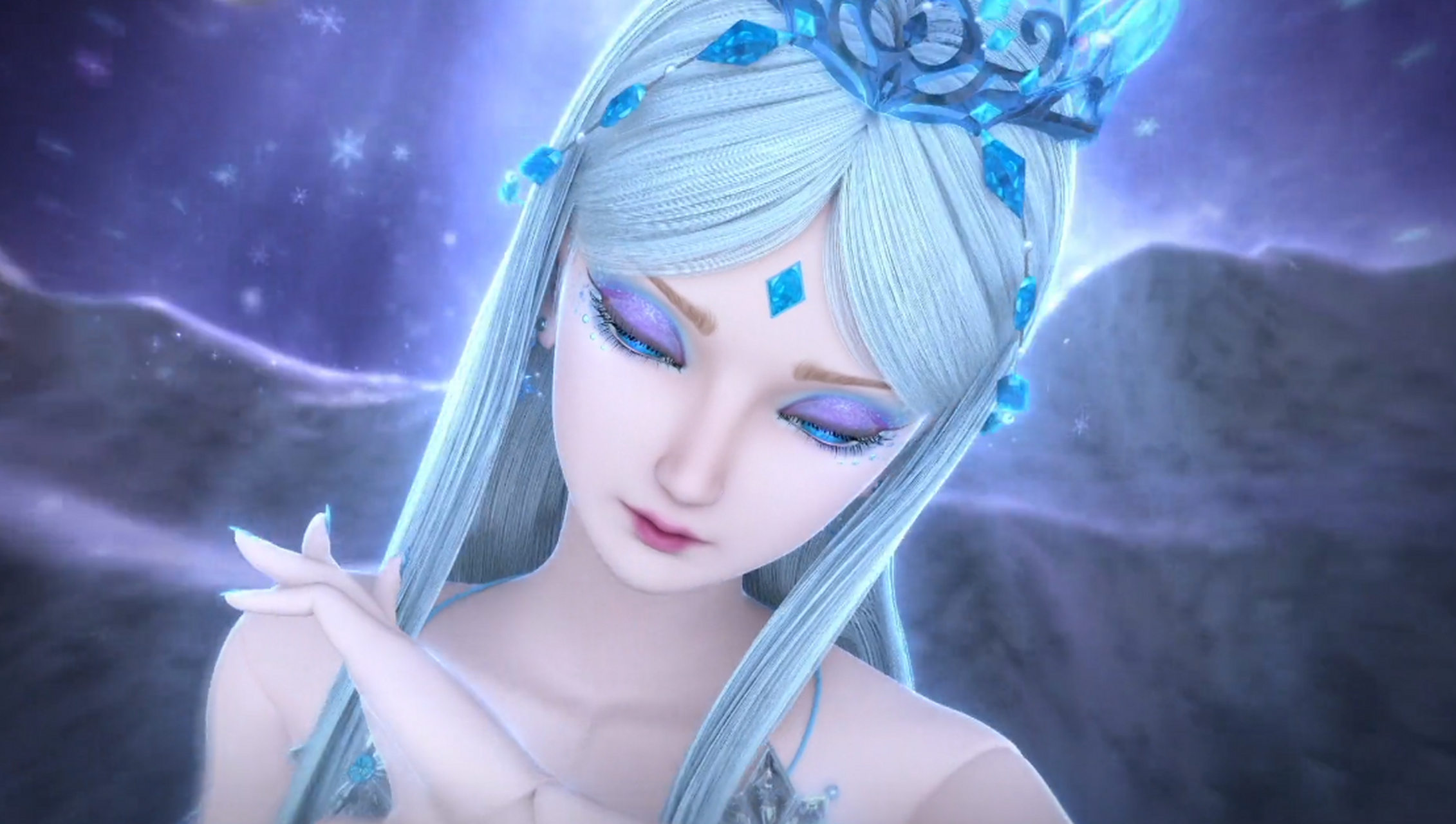 叶罗丽#冰公主新建模再次亮相.