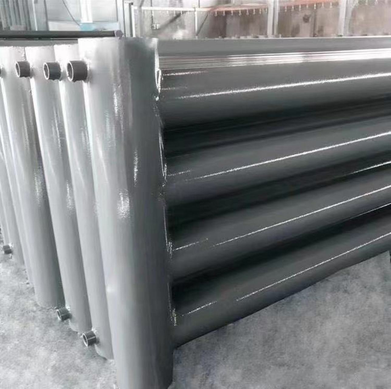 光排管暖气片是落地安装 大型光排管散热器.蔬菜大棚用散热器.