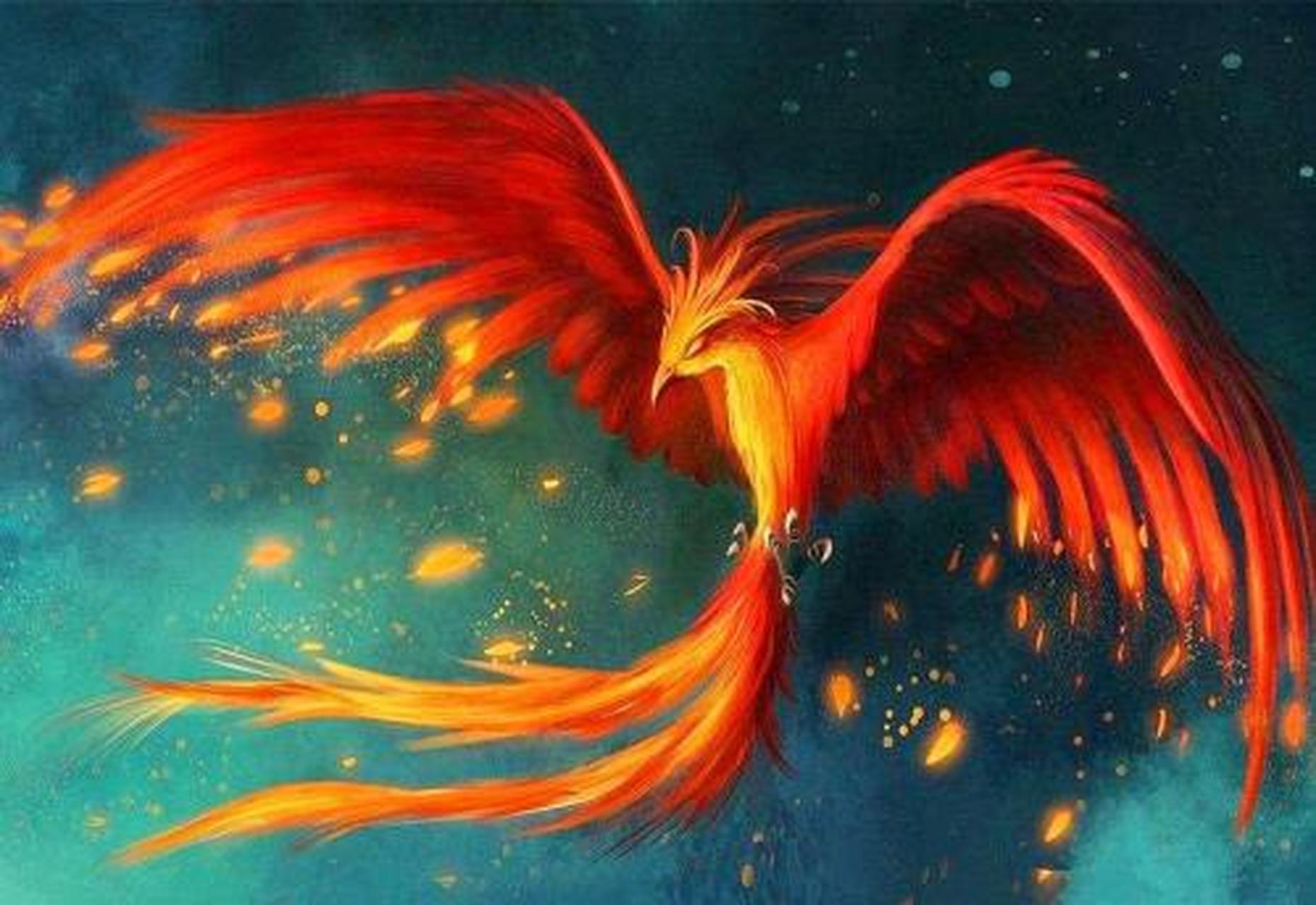 吞吃火焰,据说毕方的出现预示着大火. 是火神也是木神.