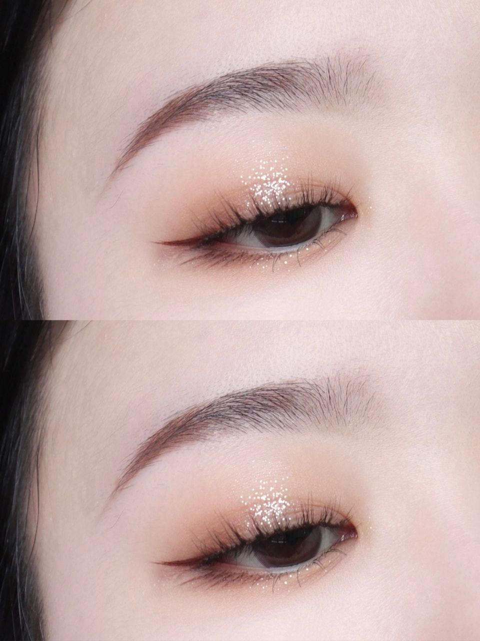 大晴天出门玩画这种橘色的眼妆真的好看! 谁能懂!显白而且提气质!