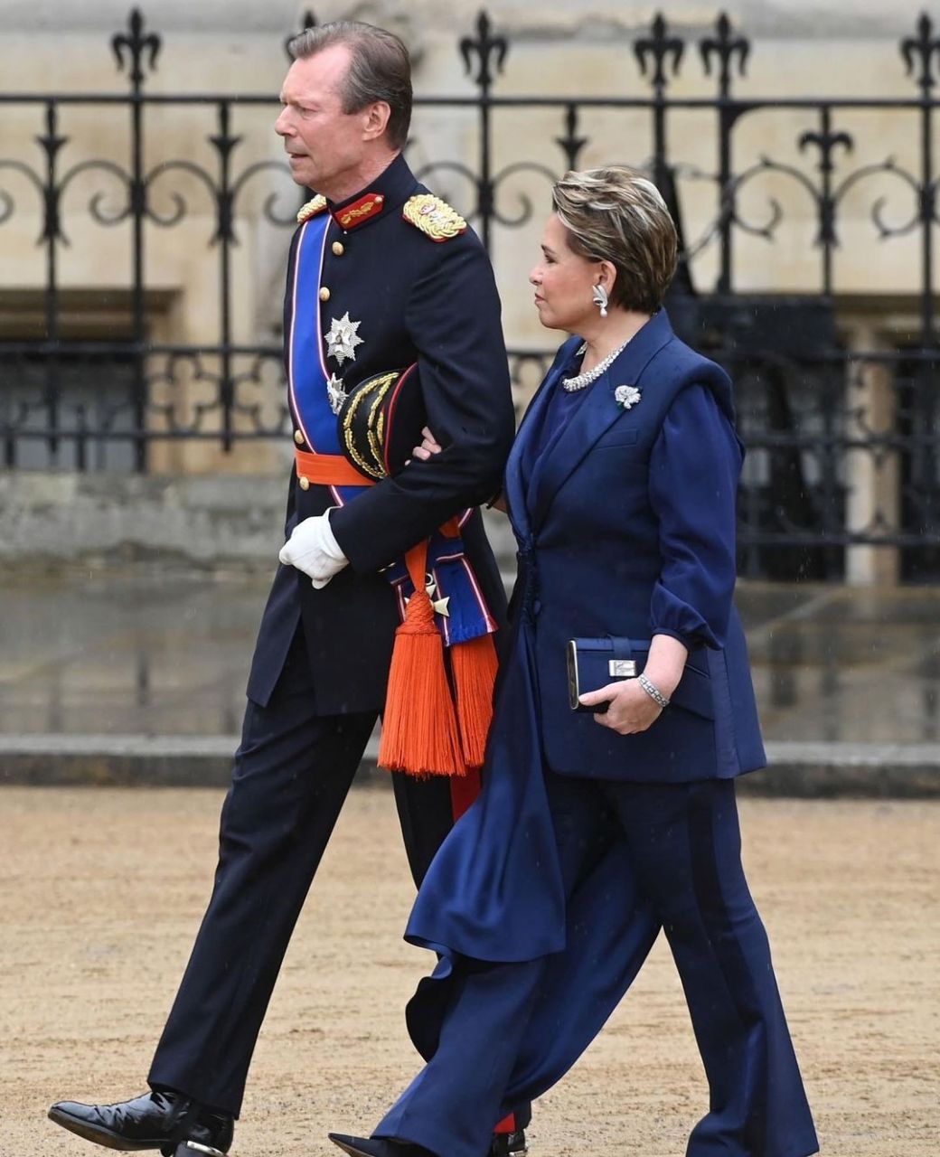 亨利大公和卢森堡大公夫人玛丽亚·特蕾莎出席了在威斯敏斯特教堂举行