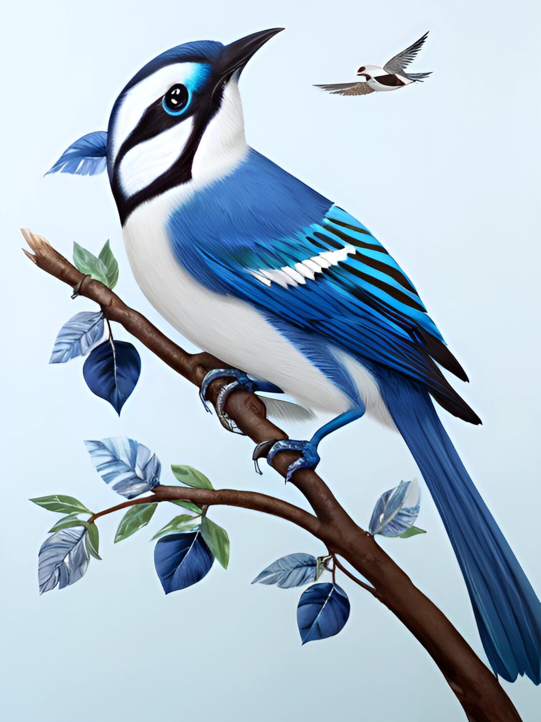 在这场丰富的绘画素材分享中,我们将聚焦于两种独特的鸟类