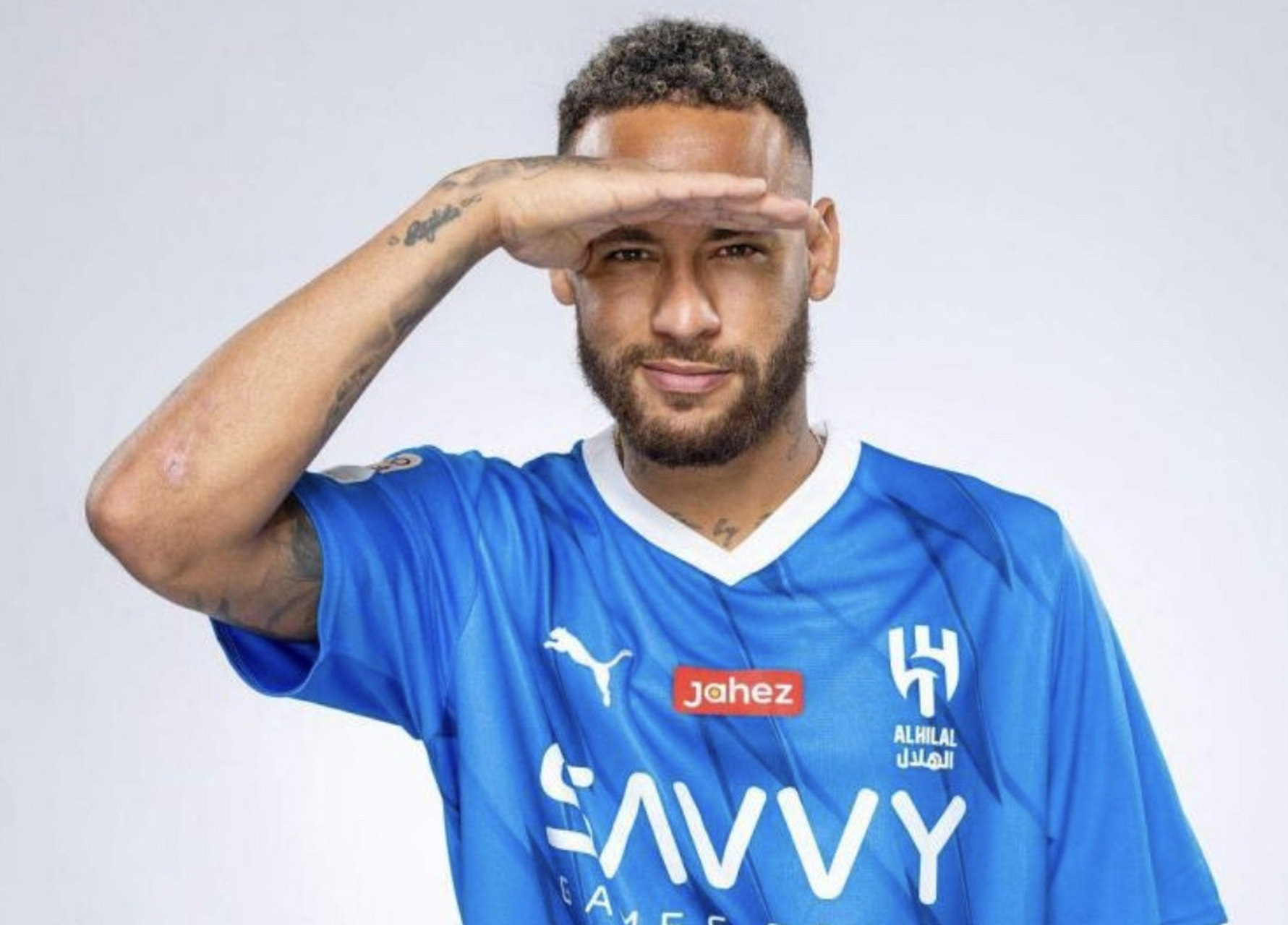 内马尔加盟利雅得新月# 巴西球星内马尔星期二(8月15日)正式加盟沙特