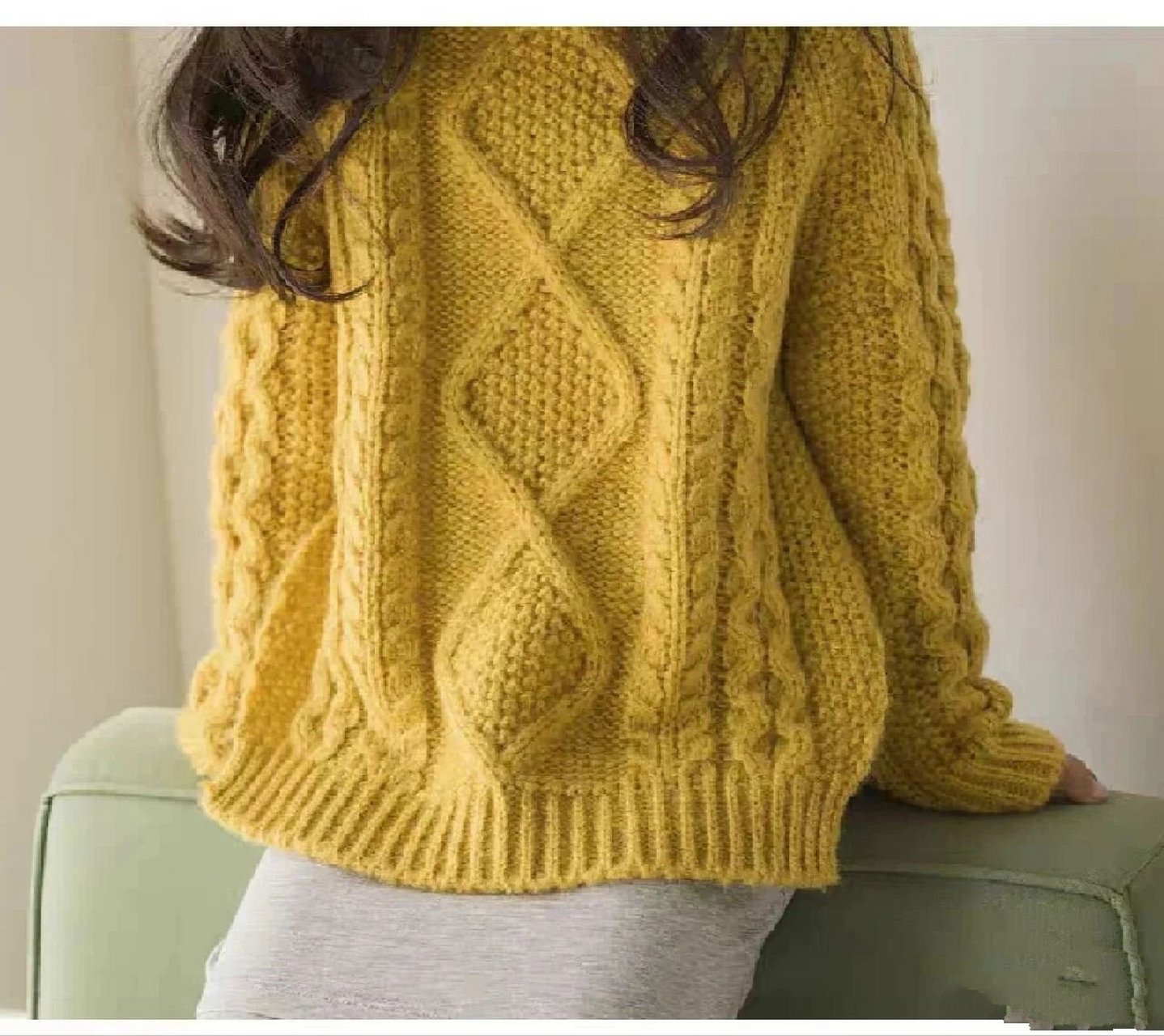 儿童黄色麻花毛衣花样图解来了	 "刚刚学习了一个编织图绘图软件,吭哧