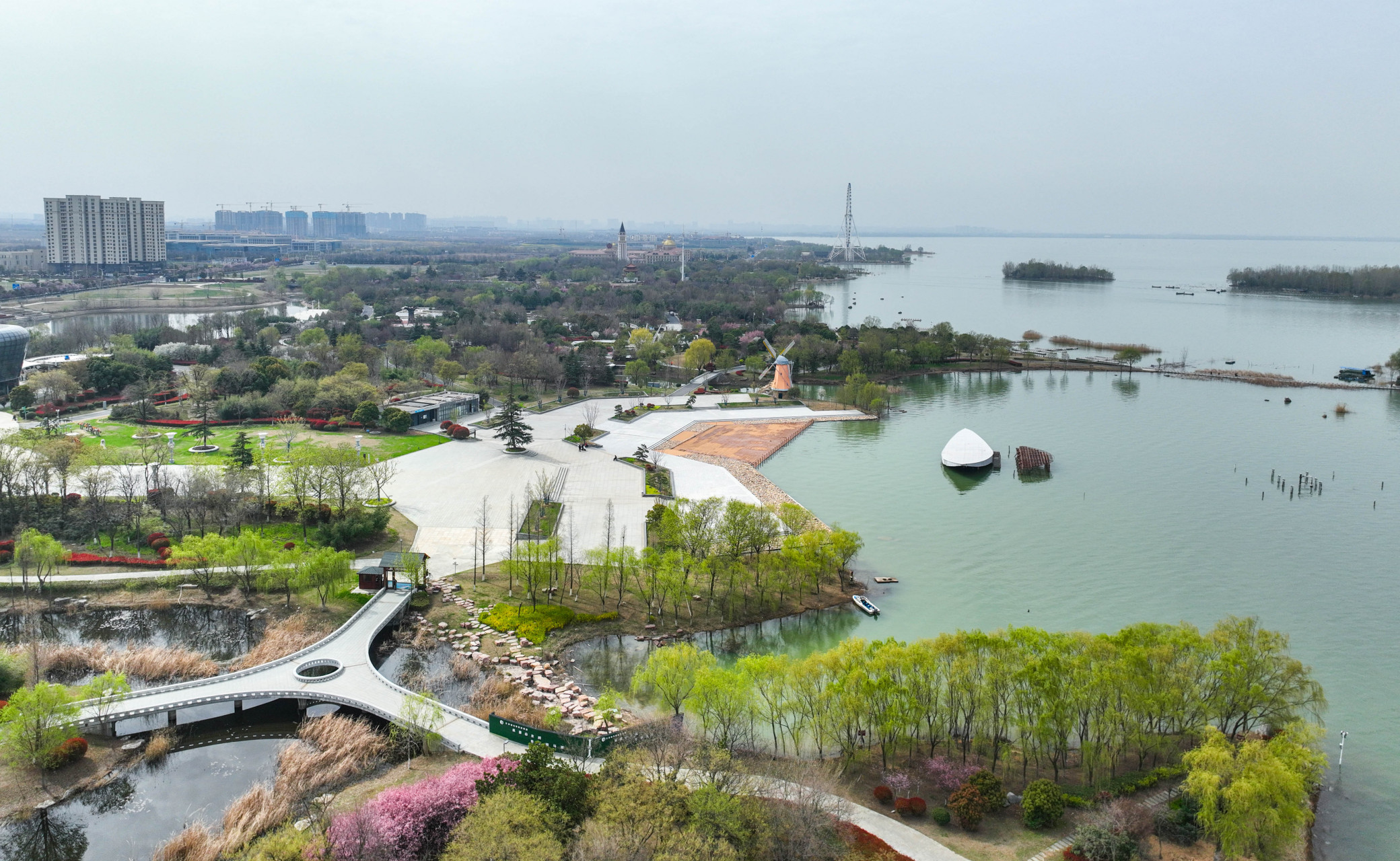 骆马湖沙滩公园丨宿迁人的"黄金海岸"  因为骆马湖水质优良,生态环境