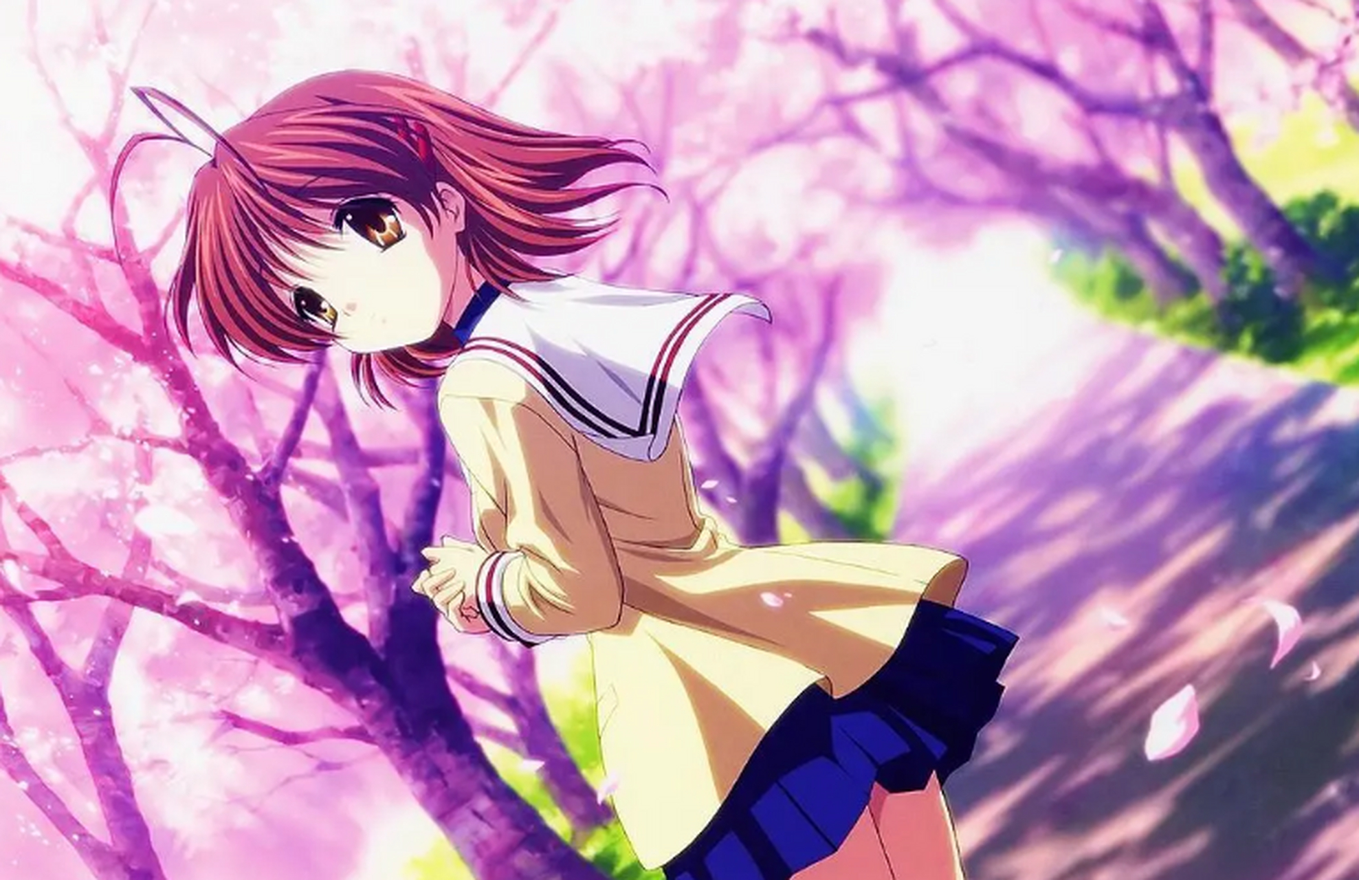 被公认是神作的《clannad》中的古河渚了,虽然已经是多年之前的作品