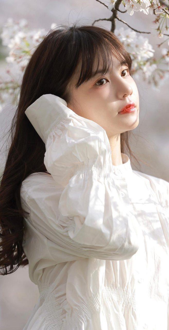 日系风格清新摄影人像,甜美可爱的花季女孩.